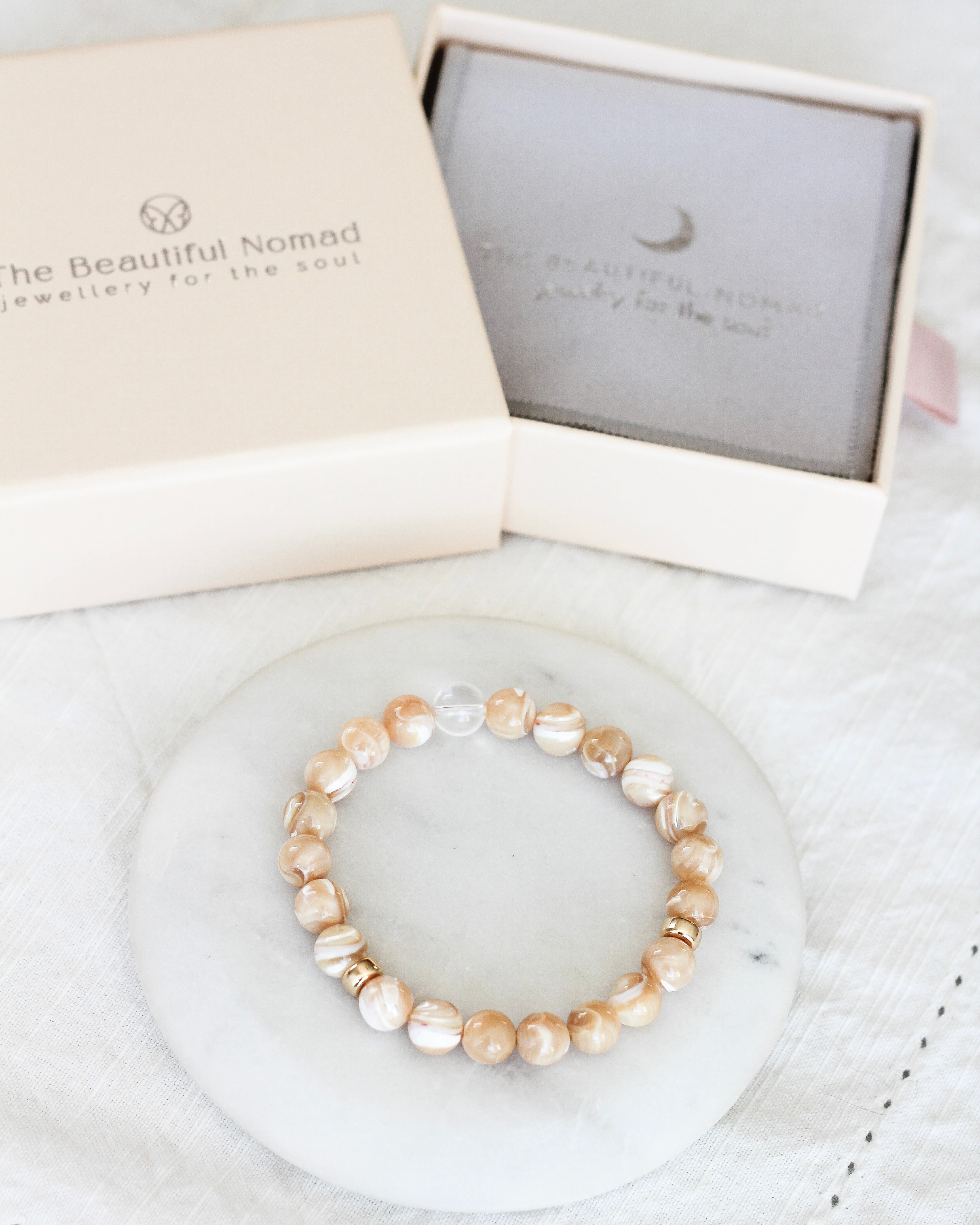 Solace Aura Bracelet | Mother of Pearl