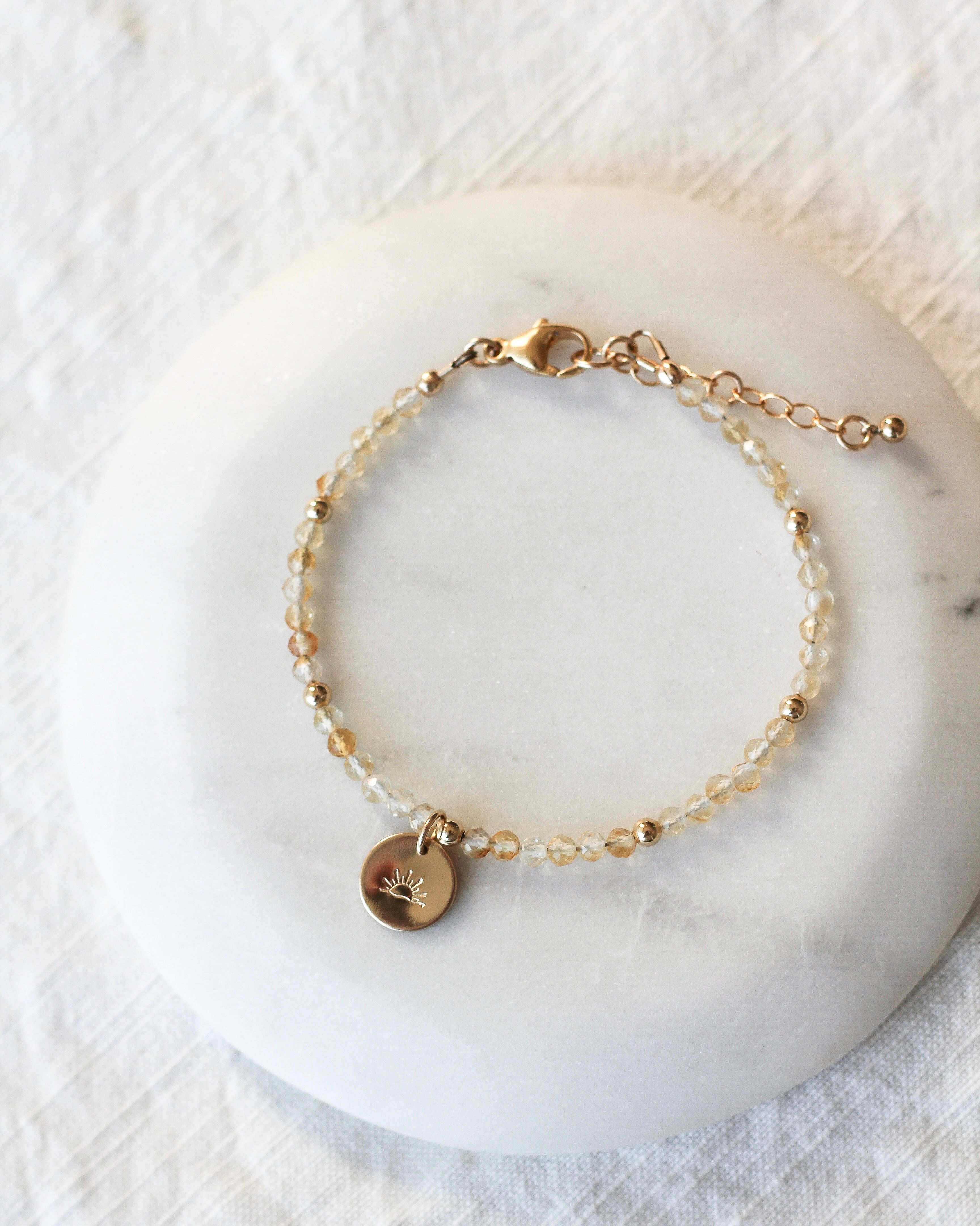 Abundance Intention Bracelet | Citrine