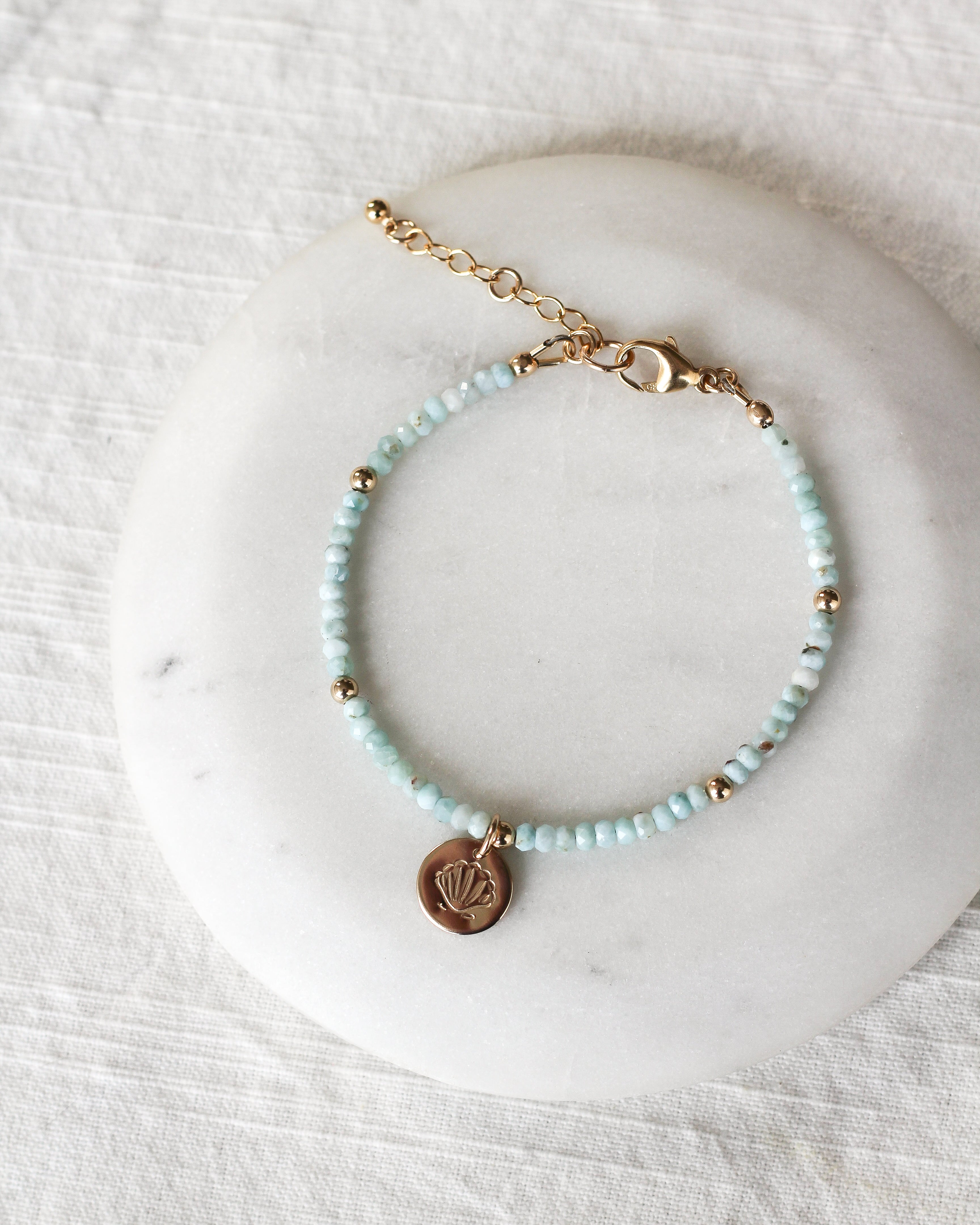 Stillness Intention Bracelet | Larimar
