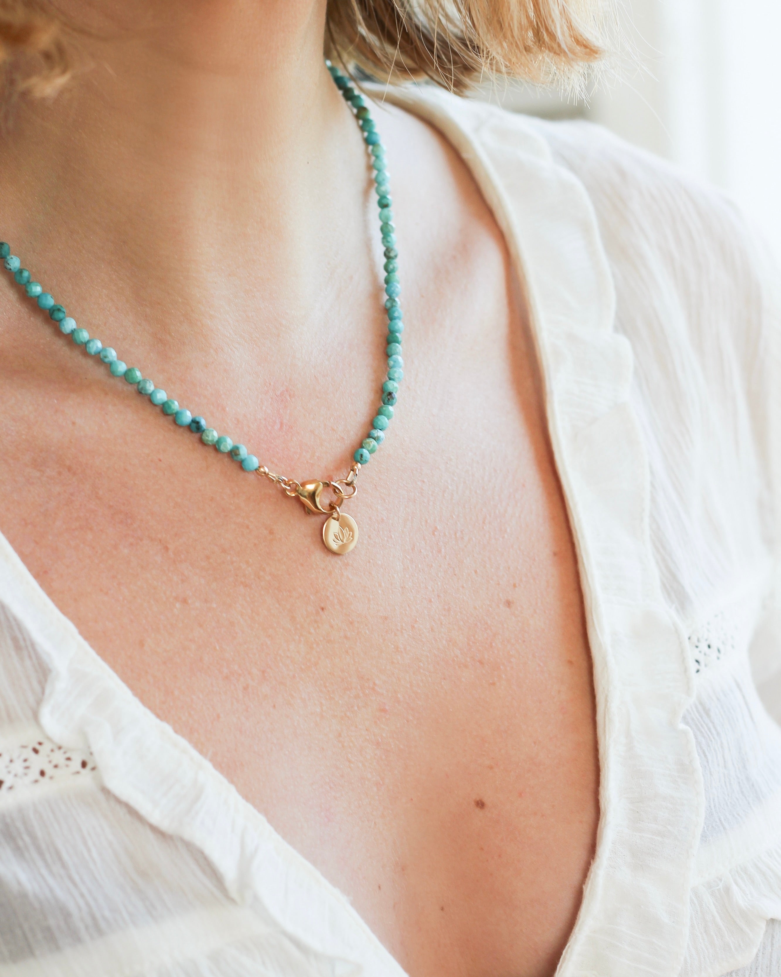 Serenity Intention Necklace | Turquoise