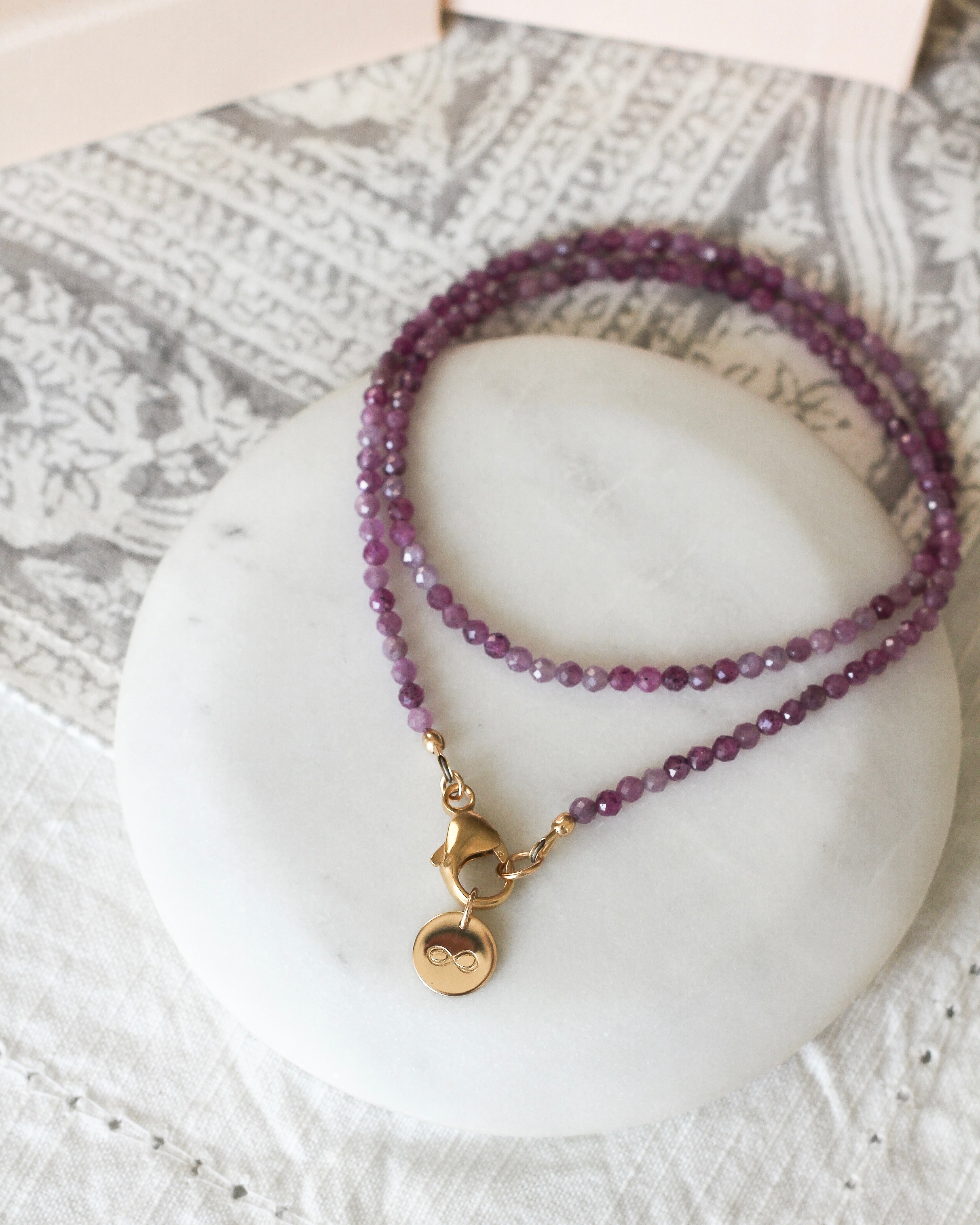 Vitality Intention Necklace | Ruby