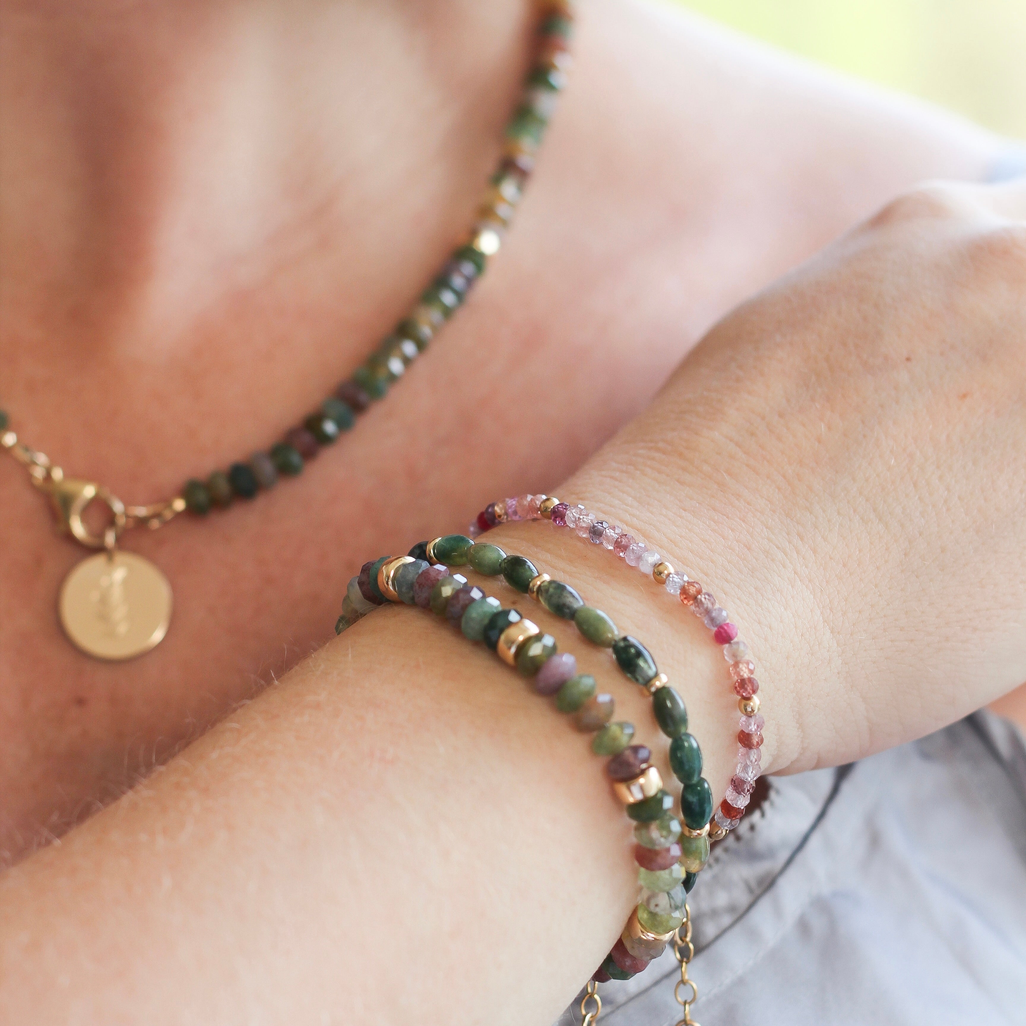 Haven Barrel Bracelet | Indian Agate
