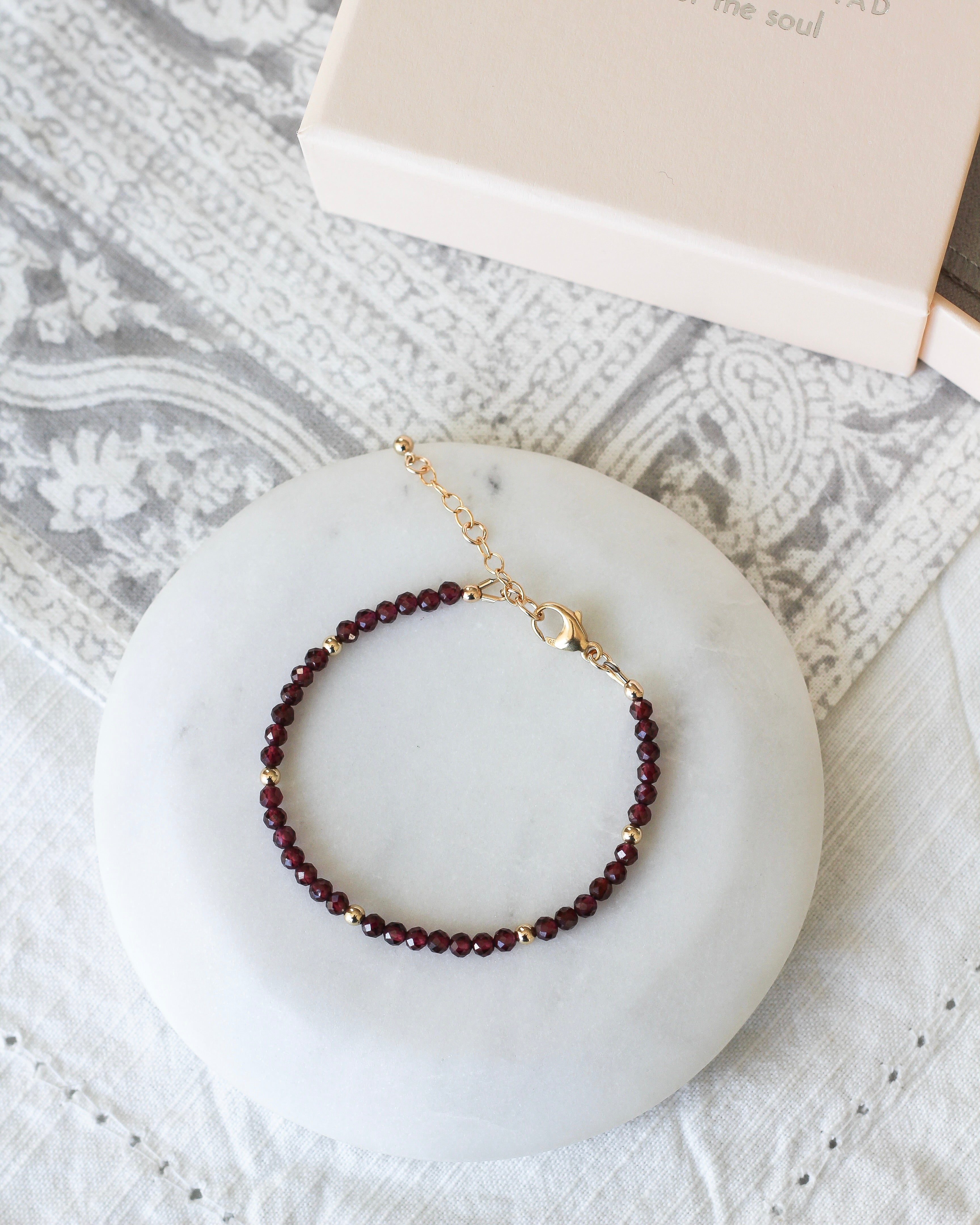 Passion Intention Bracelet | Garnet