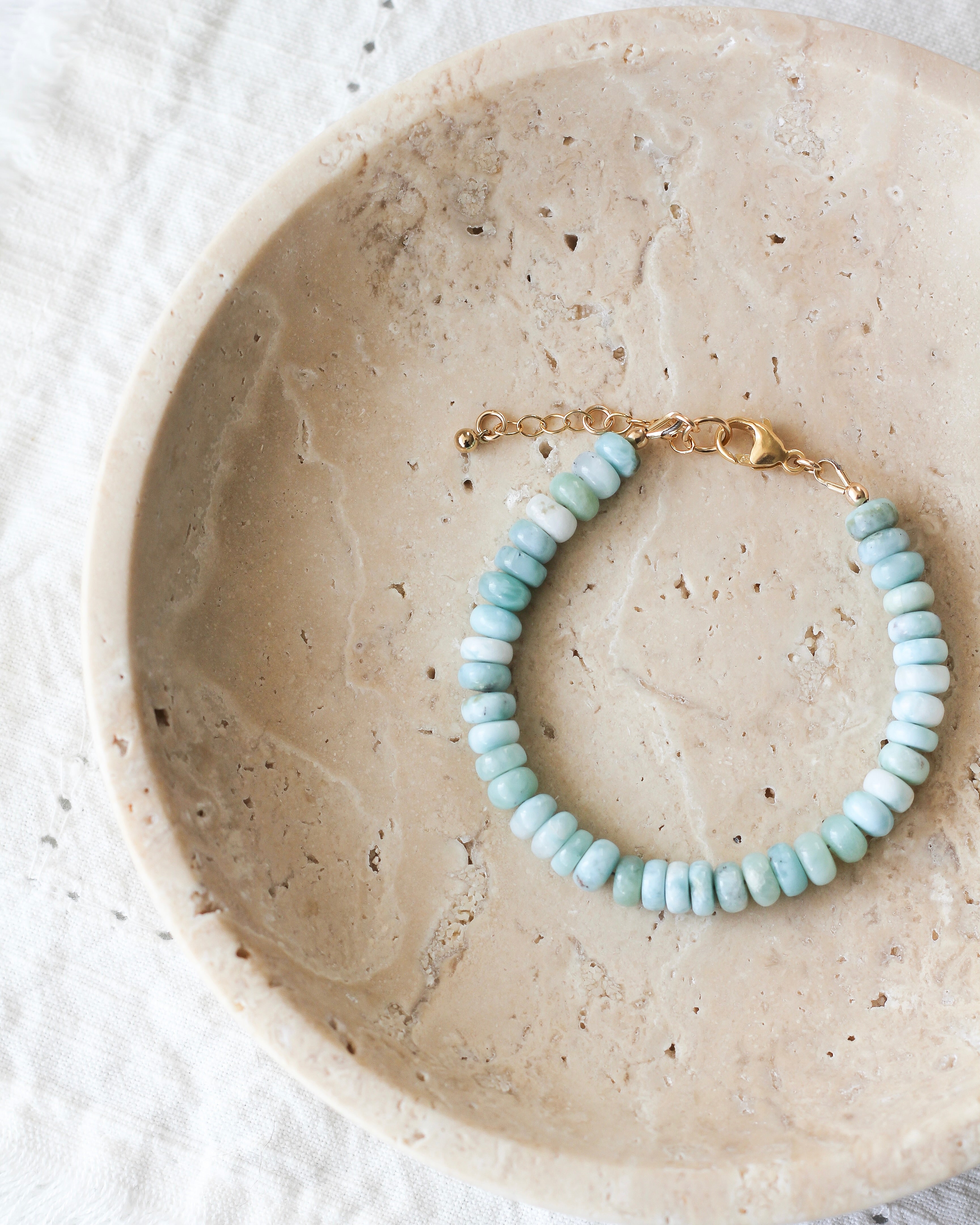 Stillness Gemmy Bracelet | Larimar