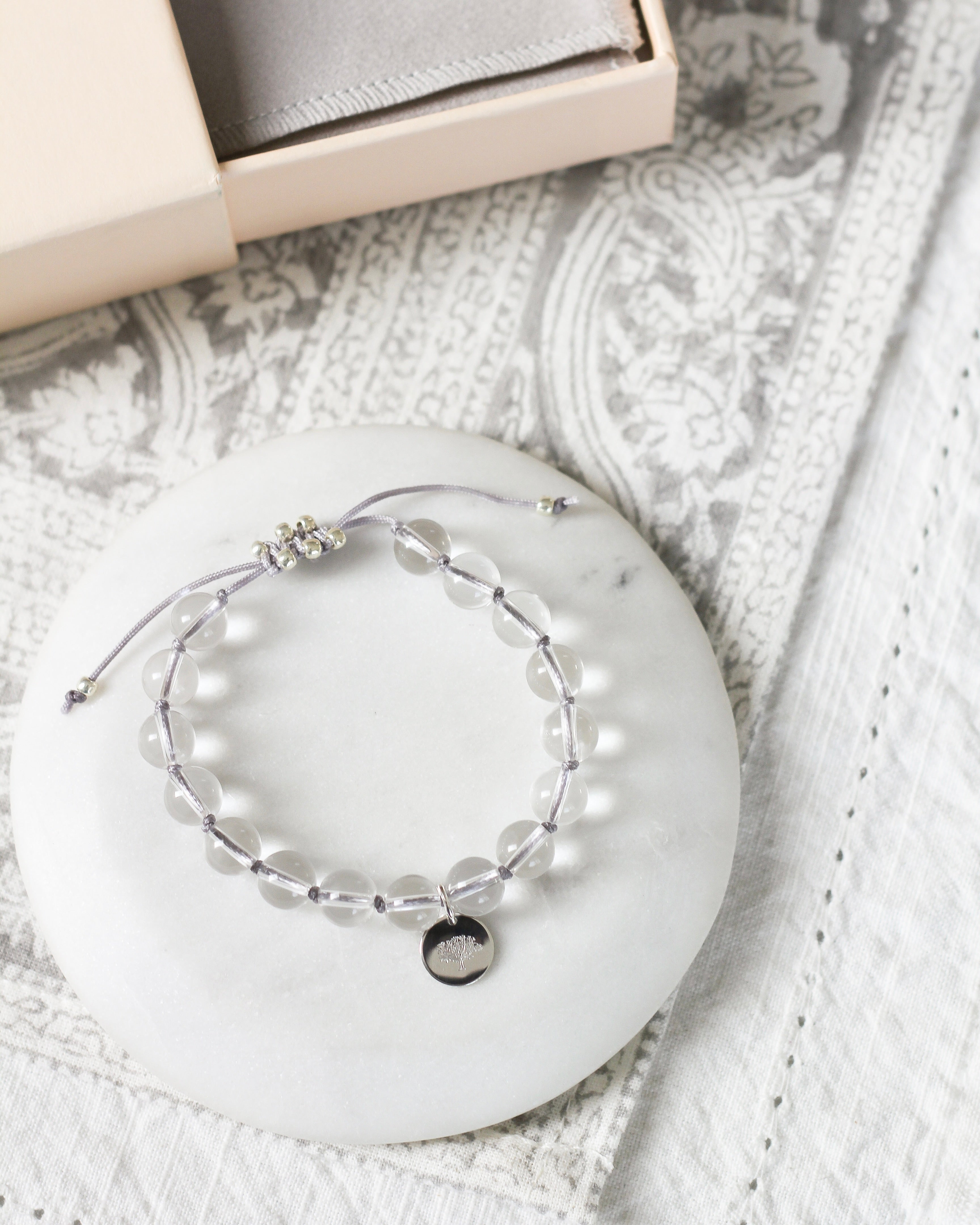 Heal Mala Bracelet | Clear Quartz
