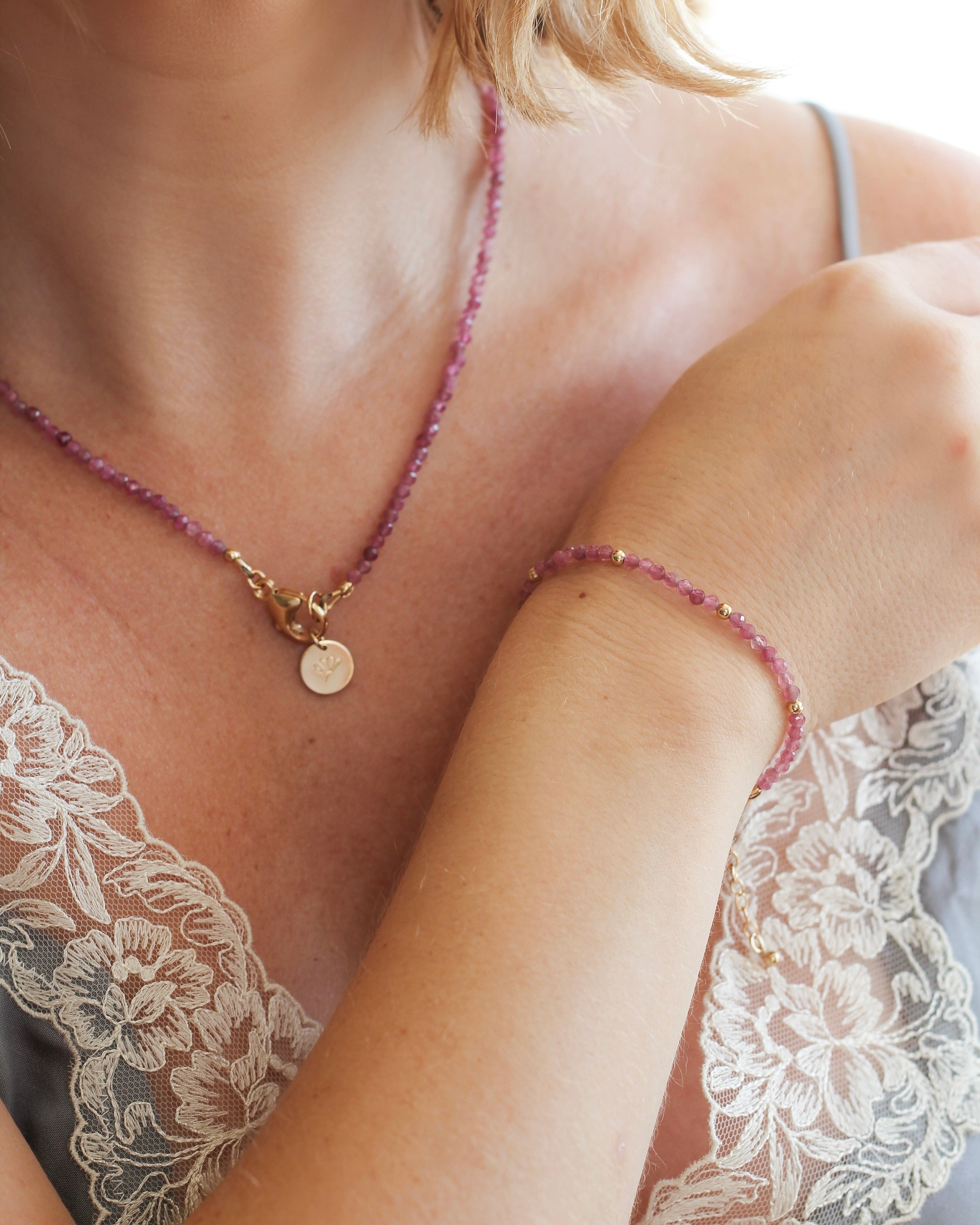 Nurture Intention Bracelet | Pink Tourmaline