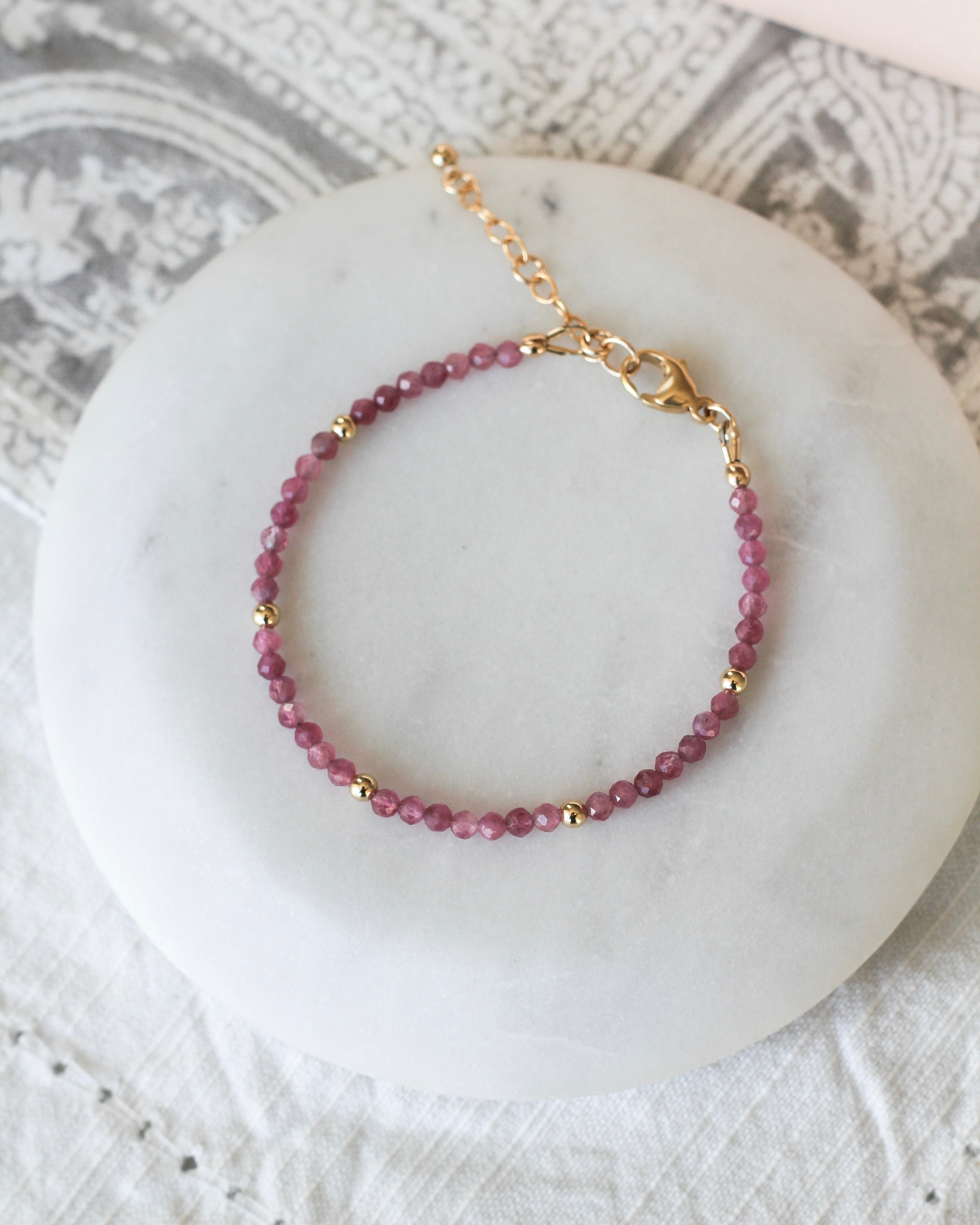 Nurture Intention Bracelet | Pink Tourmaline