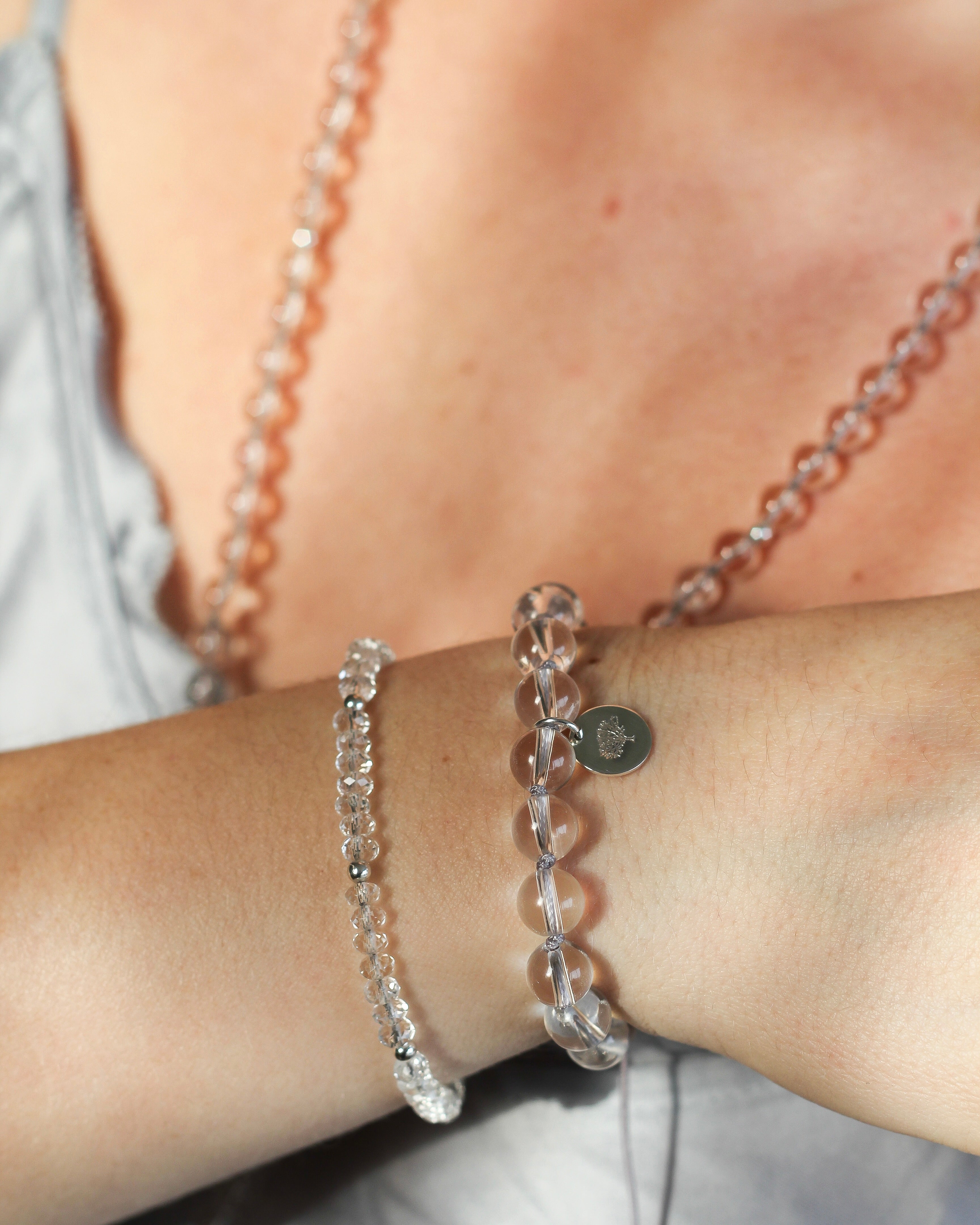 Heal Mala Bracelet | Clear Quartz
