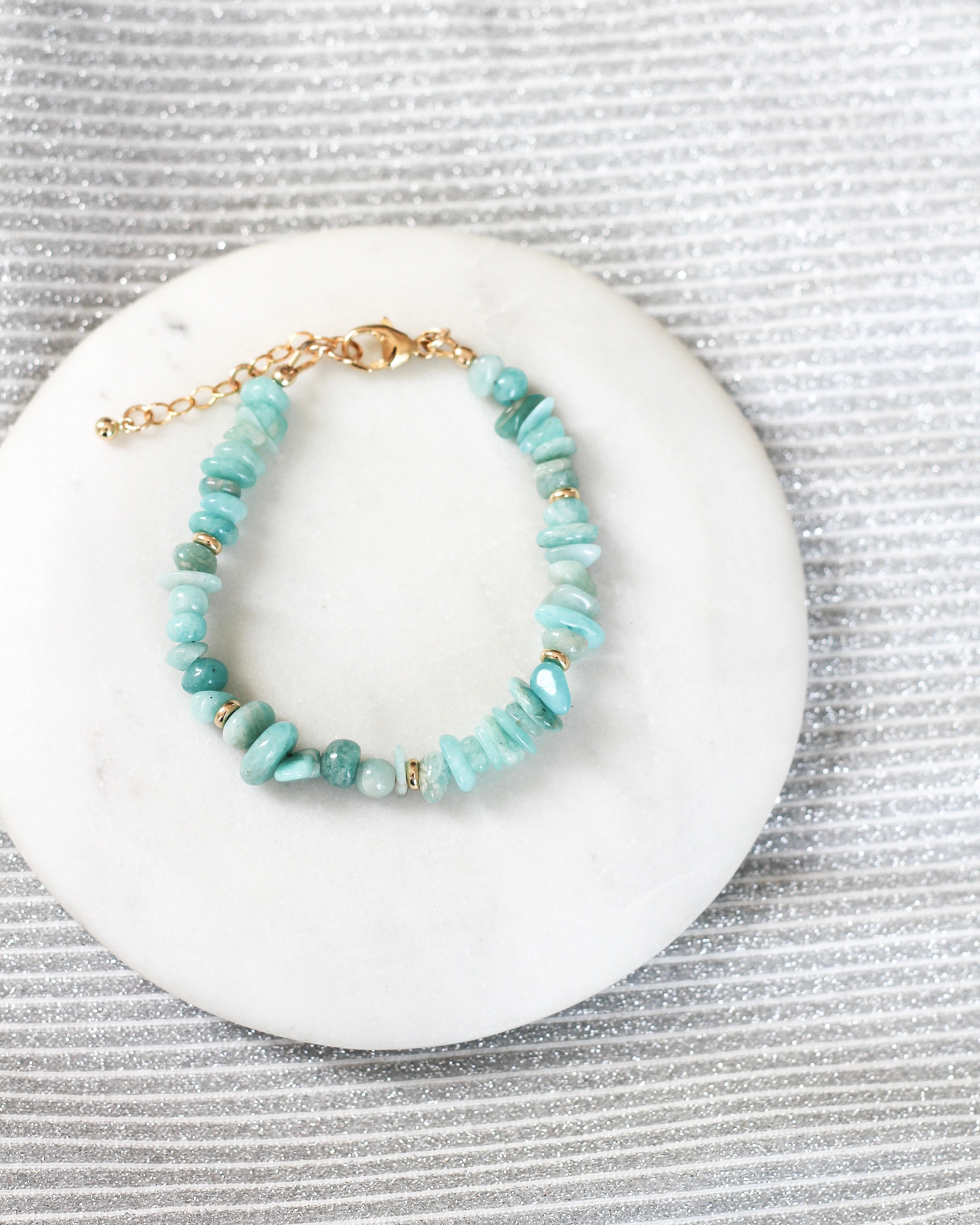 Soothe Pebble Bracelet | Amazonite