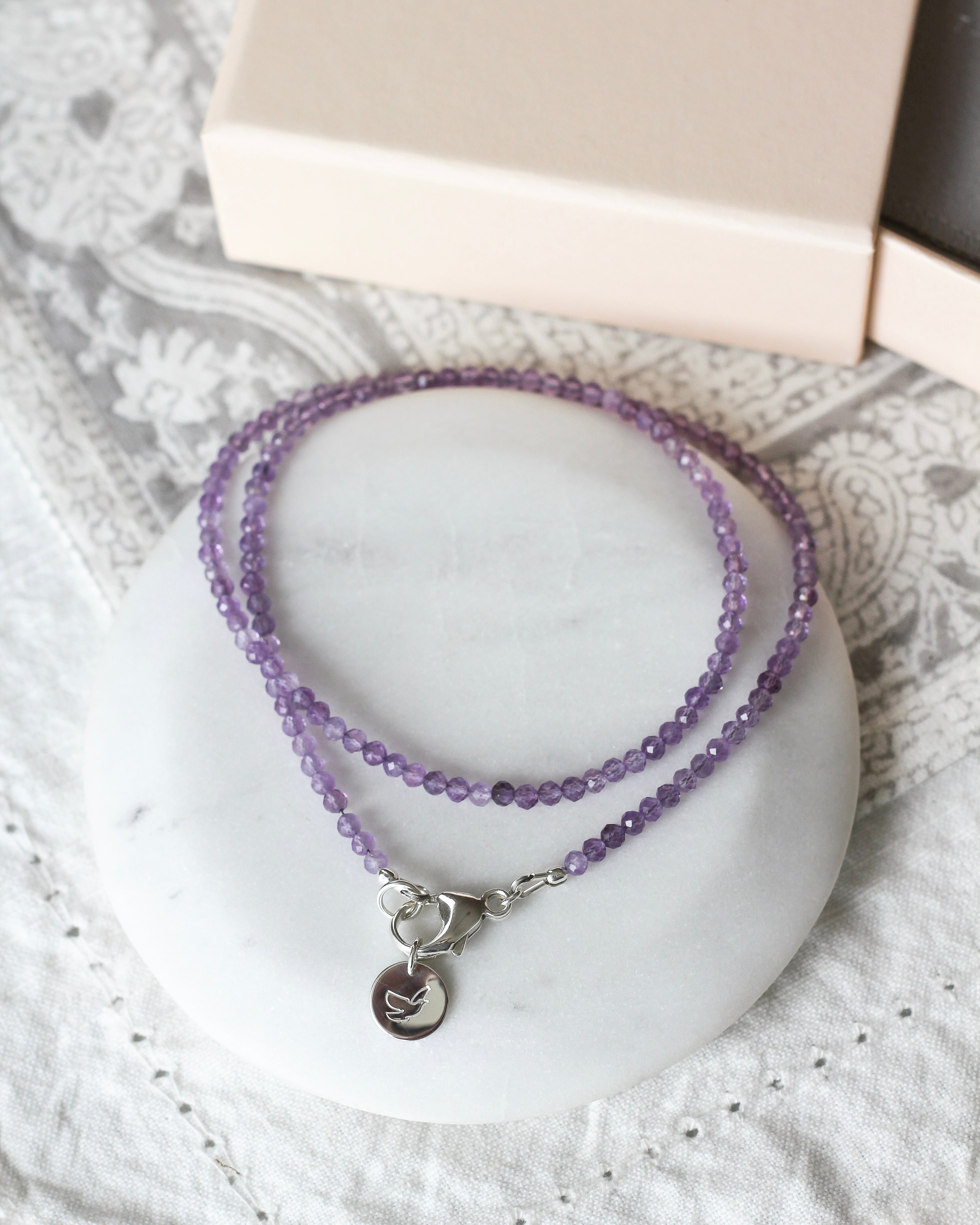 Peace Intention Necklace | Amethyst