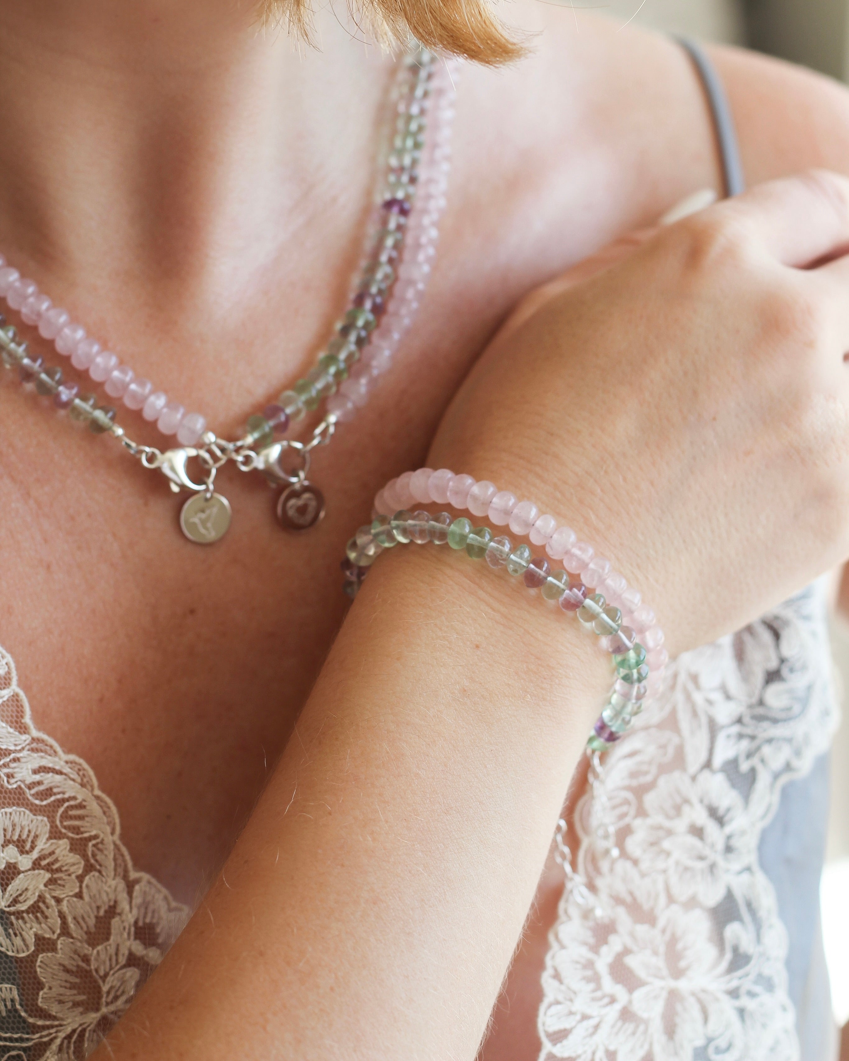 Love Gemmy Necklace | Rose Quartz