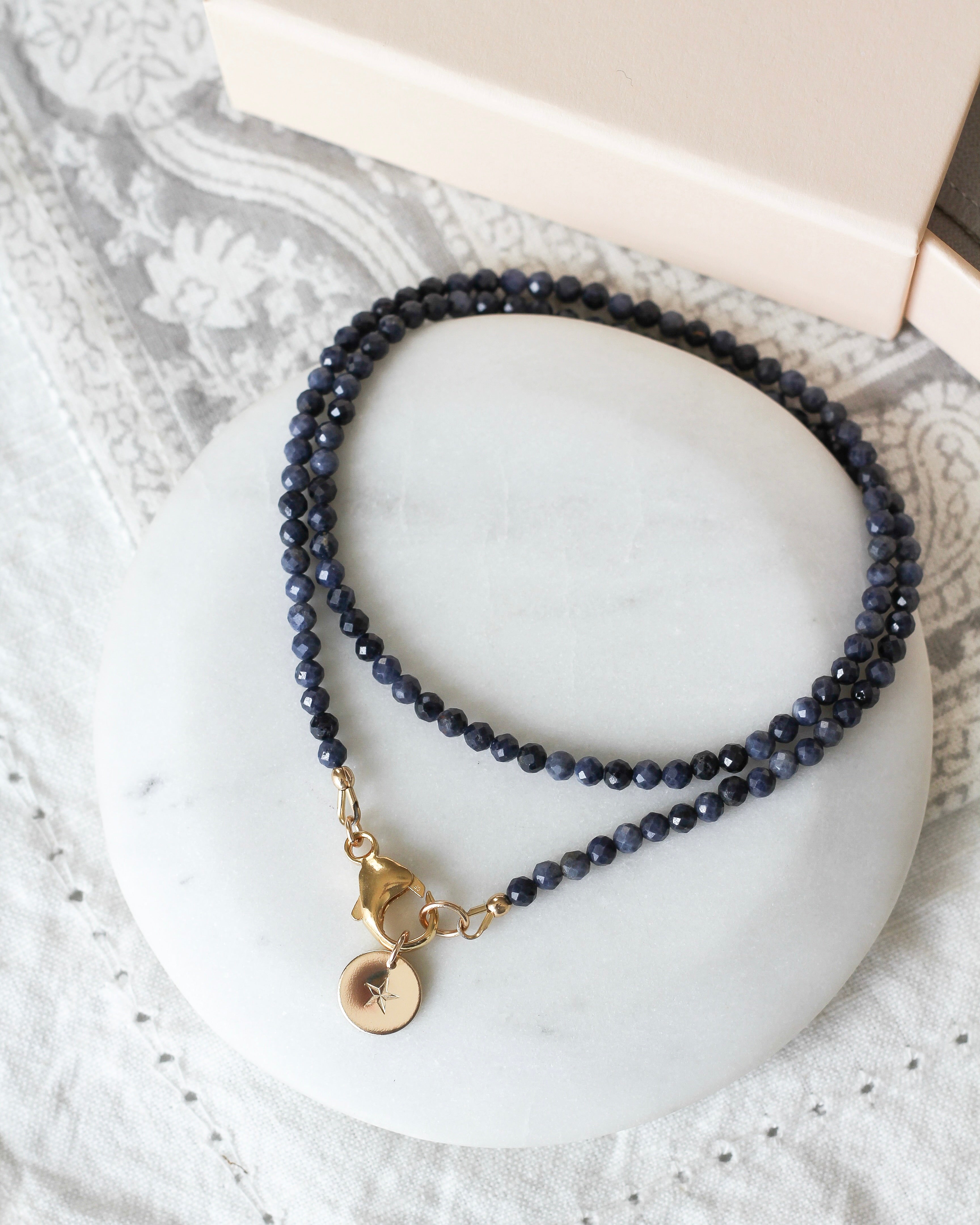 Intuition Intention Necklace | Sapphire