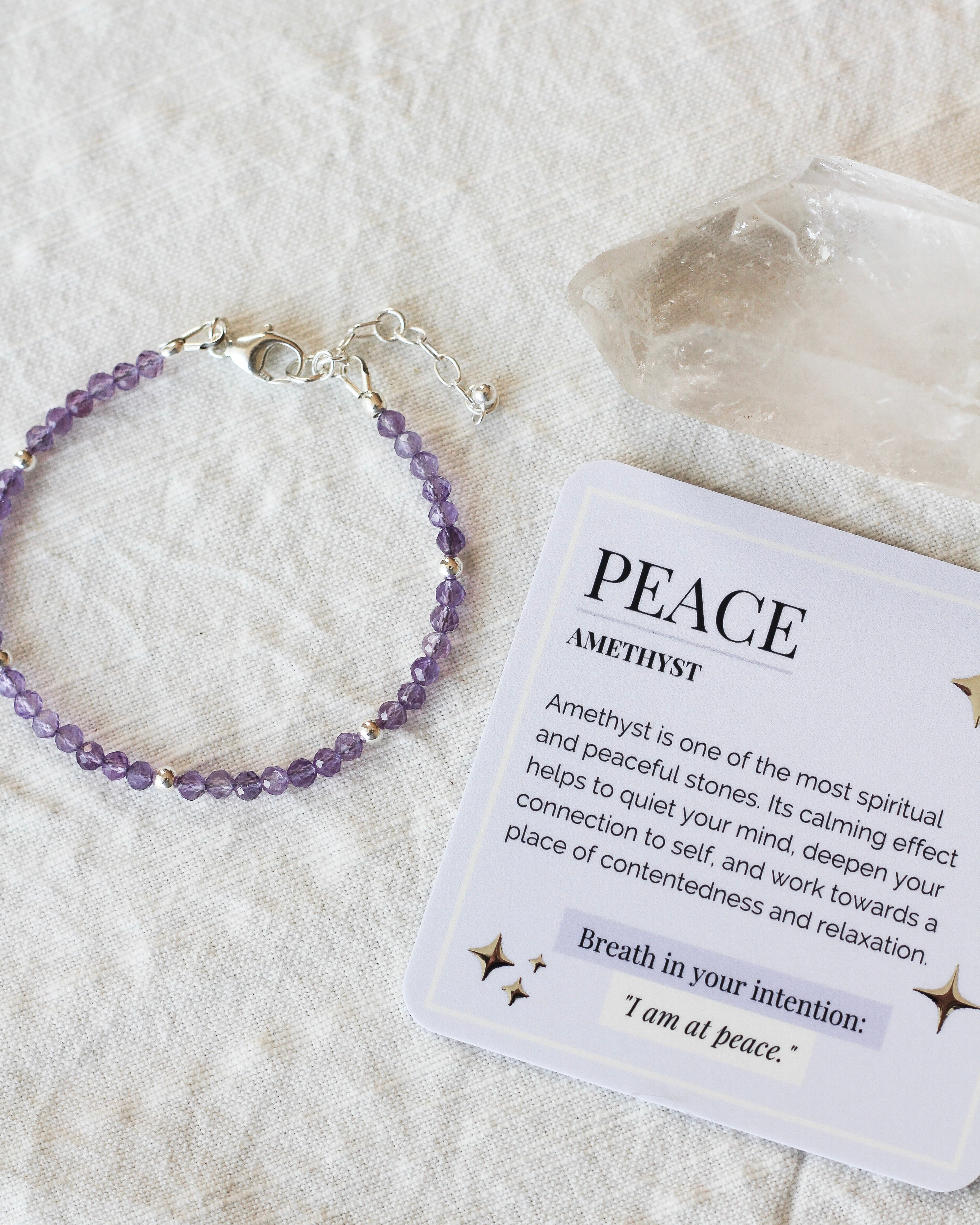 Peace Intention Bracelet | Amethyst