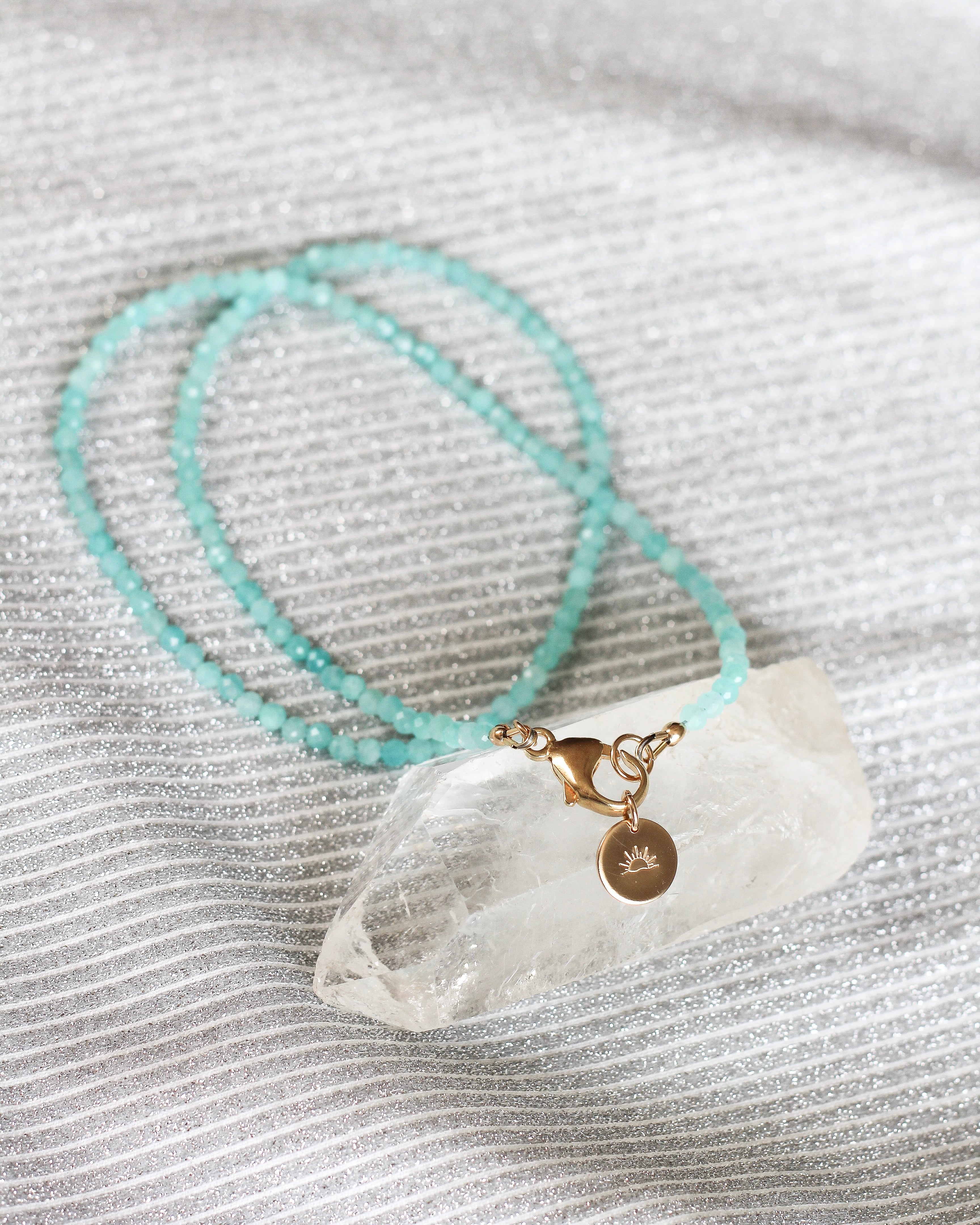 Soothe Intention Necklace | Amazonite