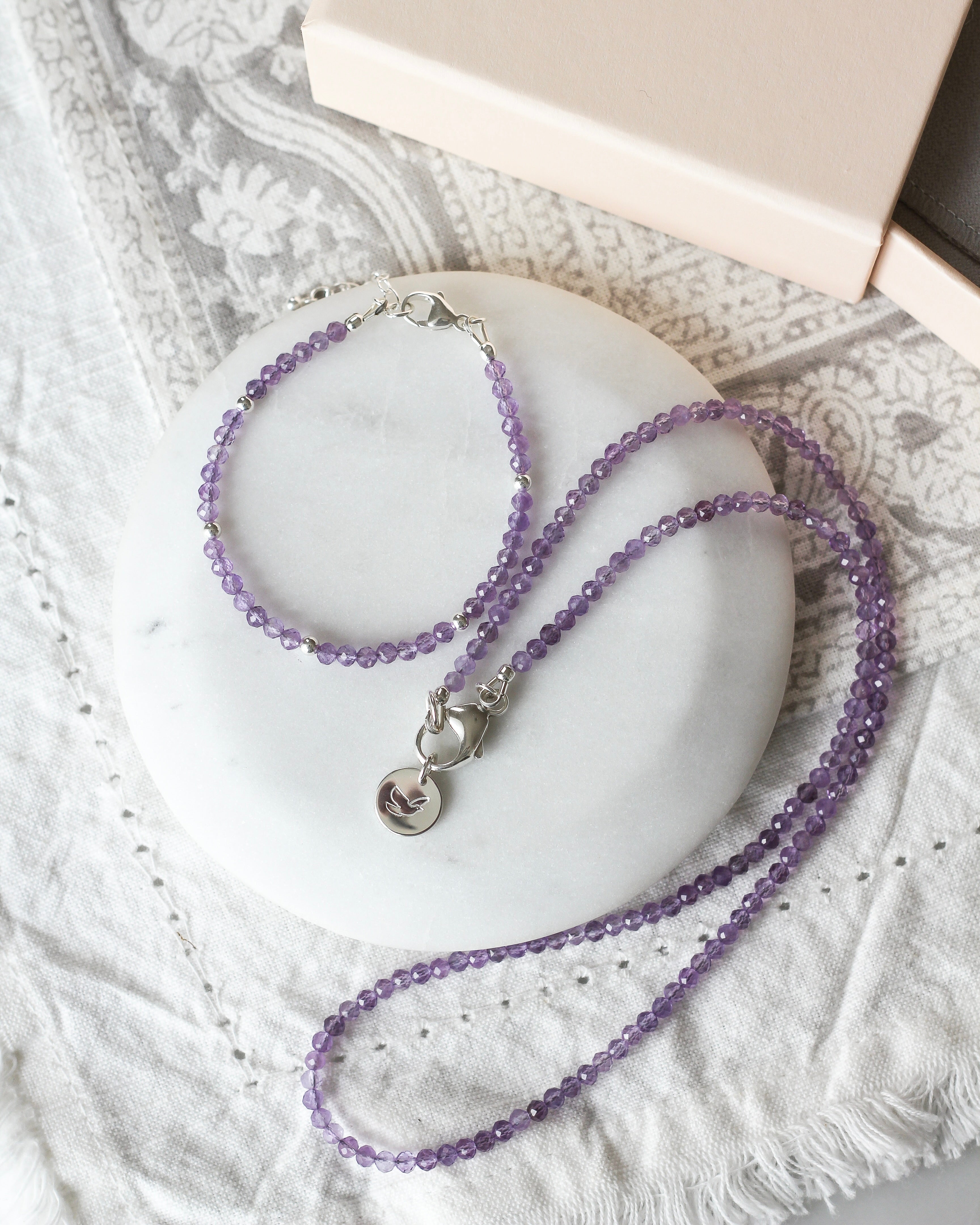 Peace Intention Necklace | Amethyst