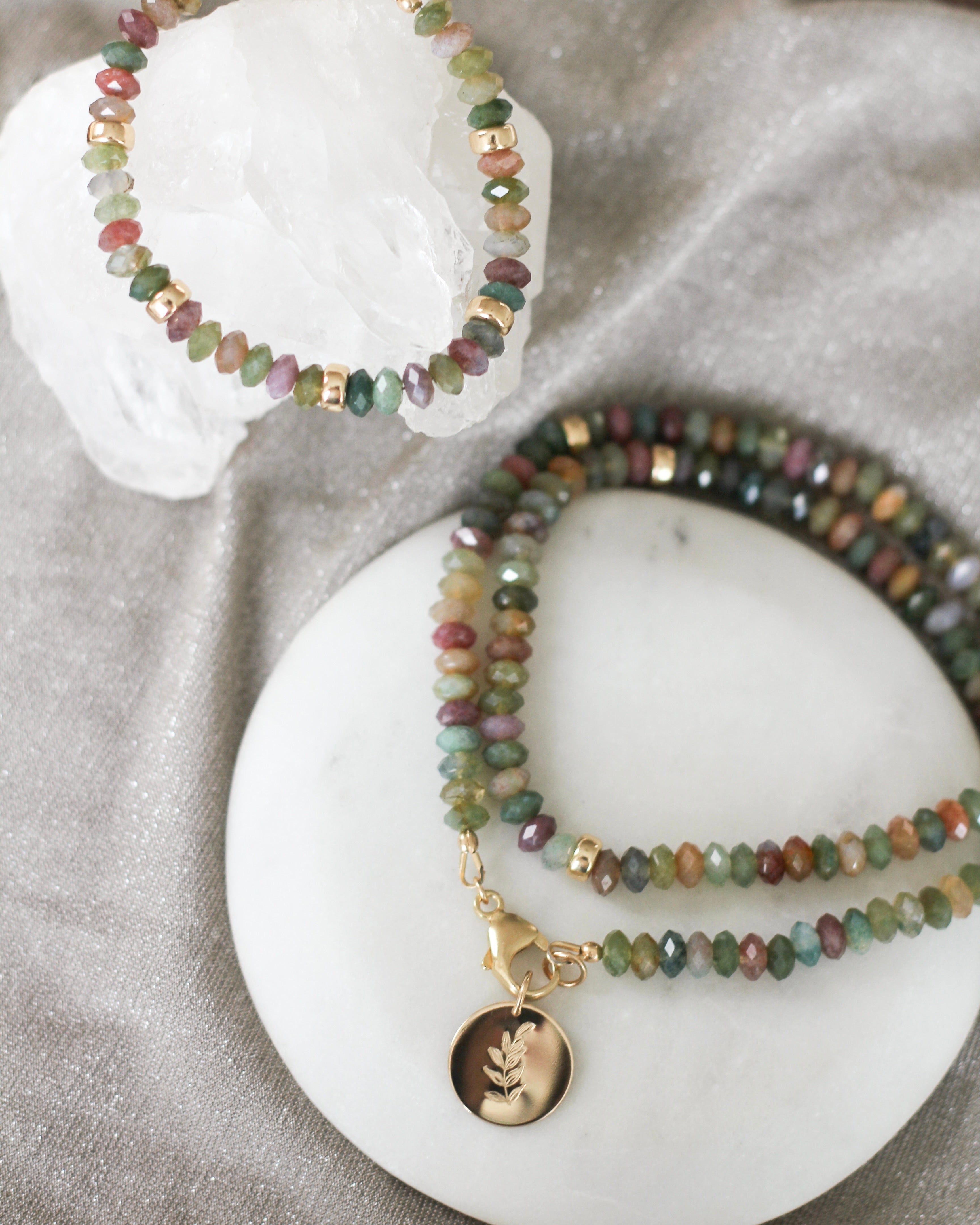 Haven Gemmy Necklace | Indian Agate