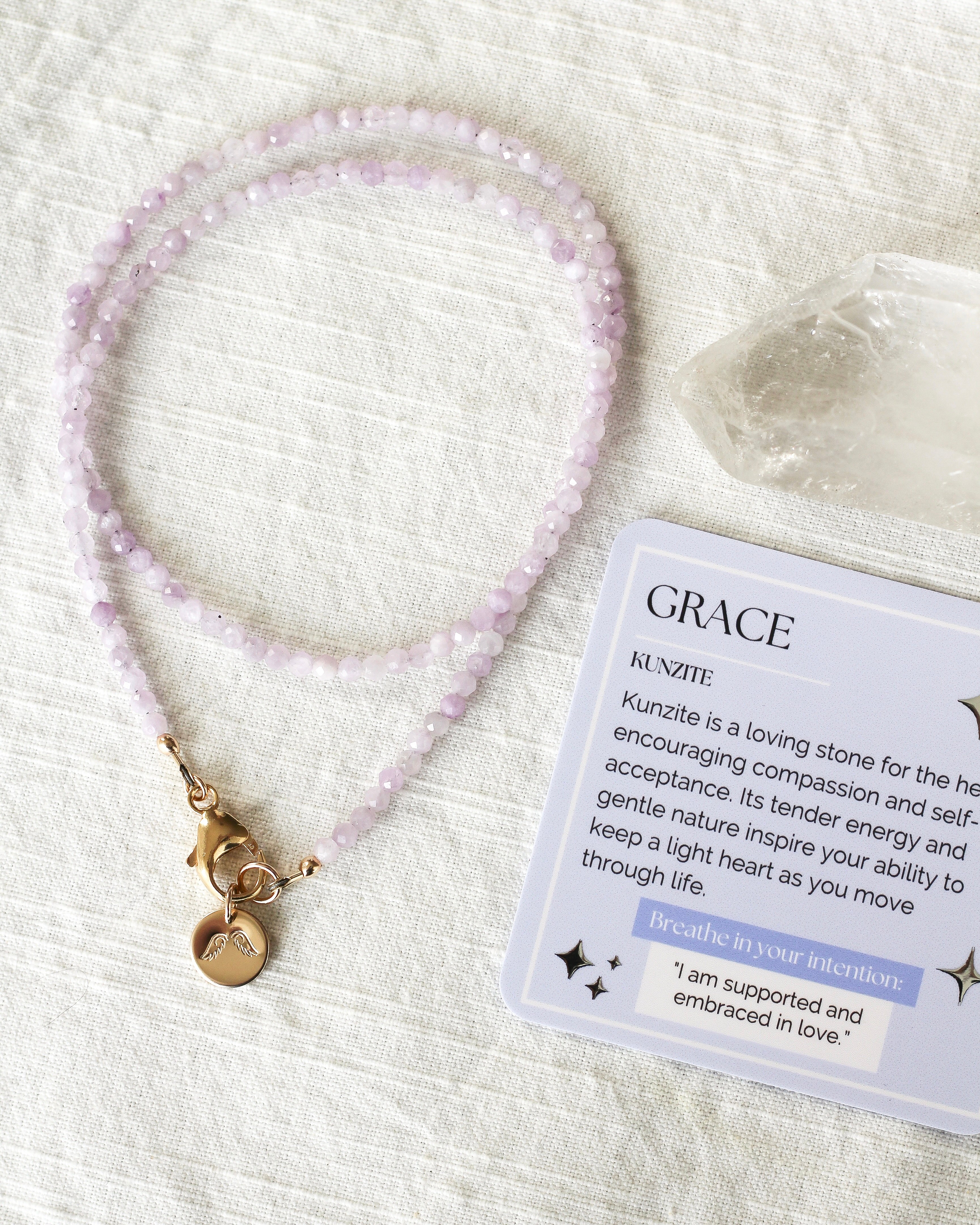 Grace Intention Necklace | Kunzite