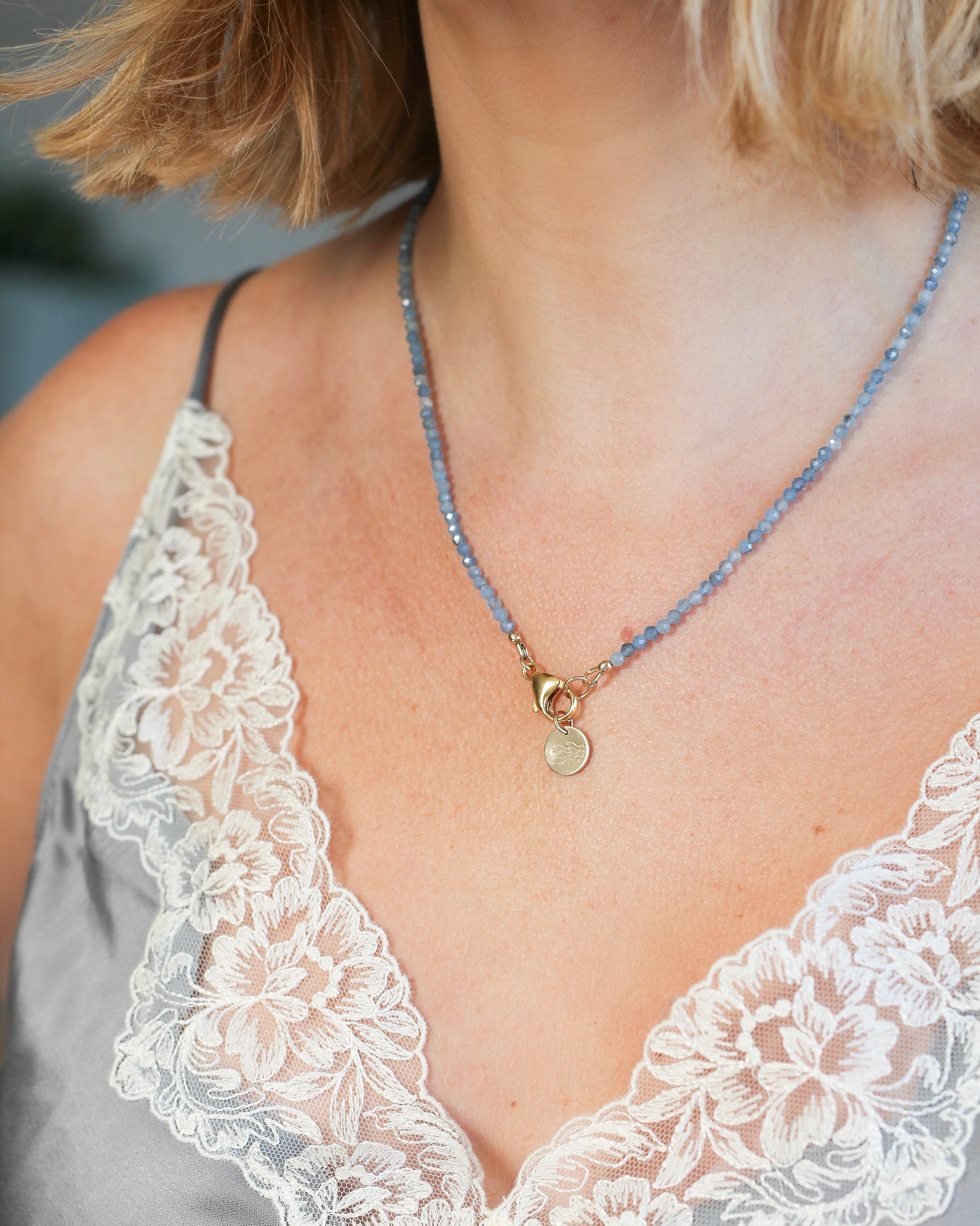 Tranquility Intention Necklace | Aquamarine