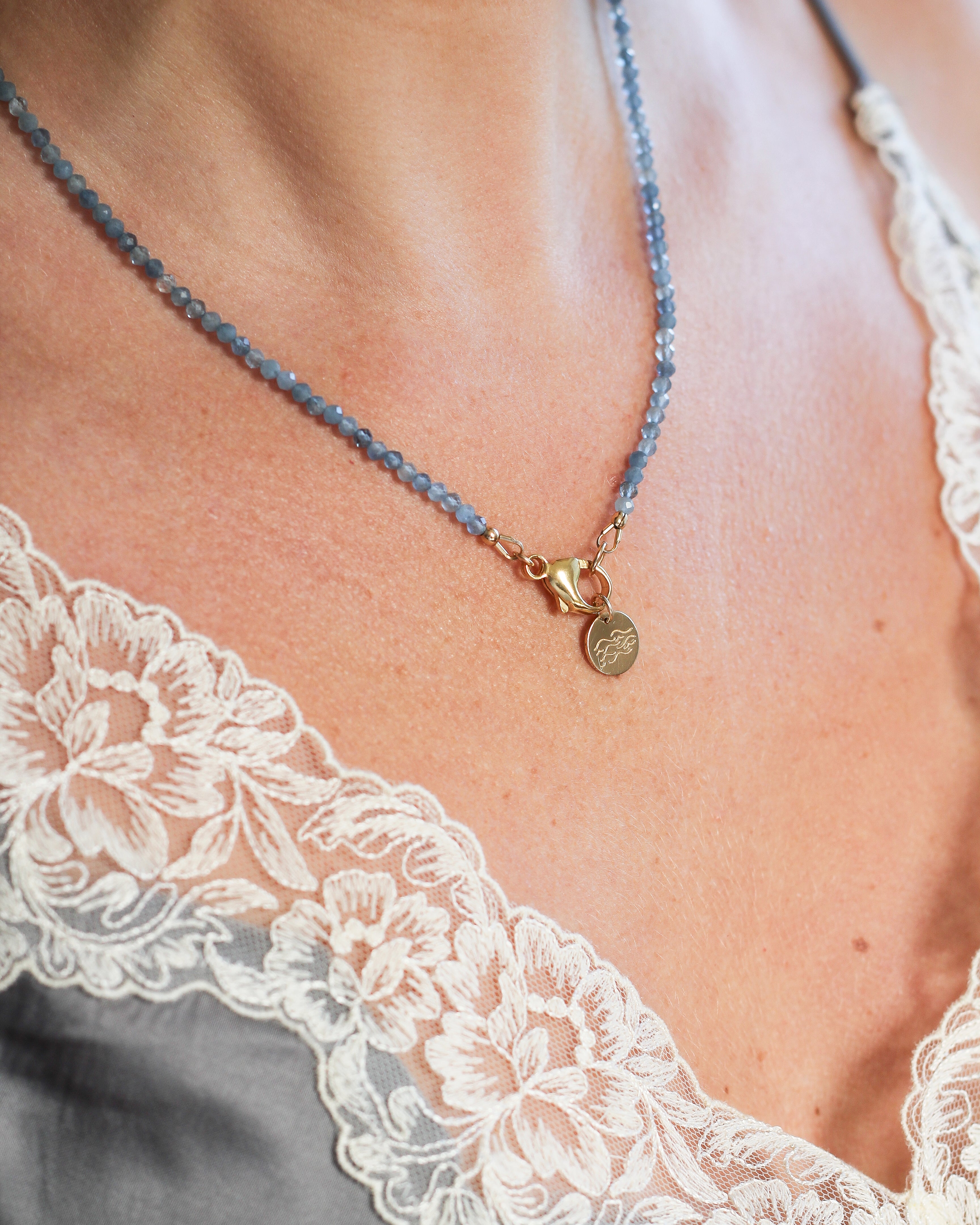 Tranquility Intention Necklace | Aquamarine