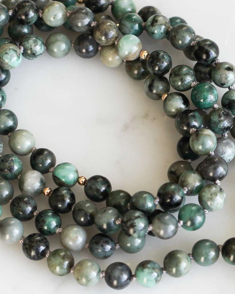 Emerald beads