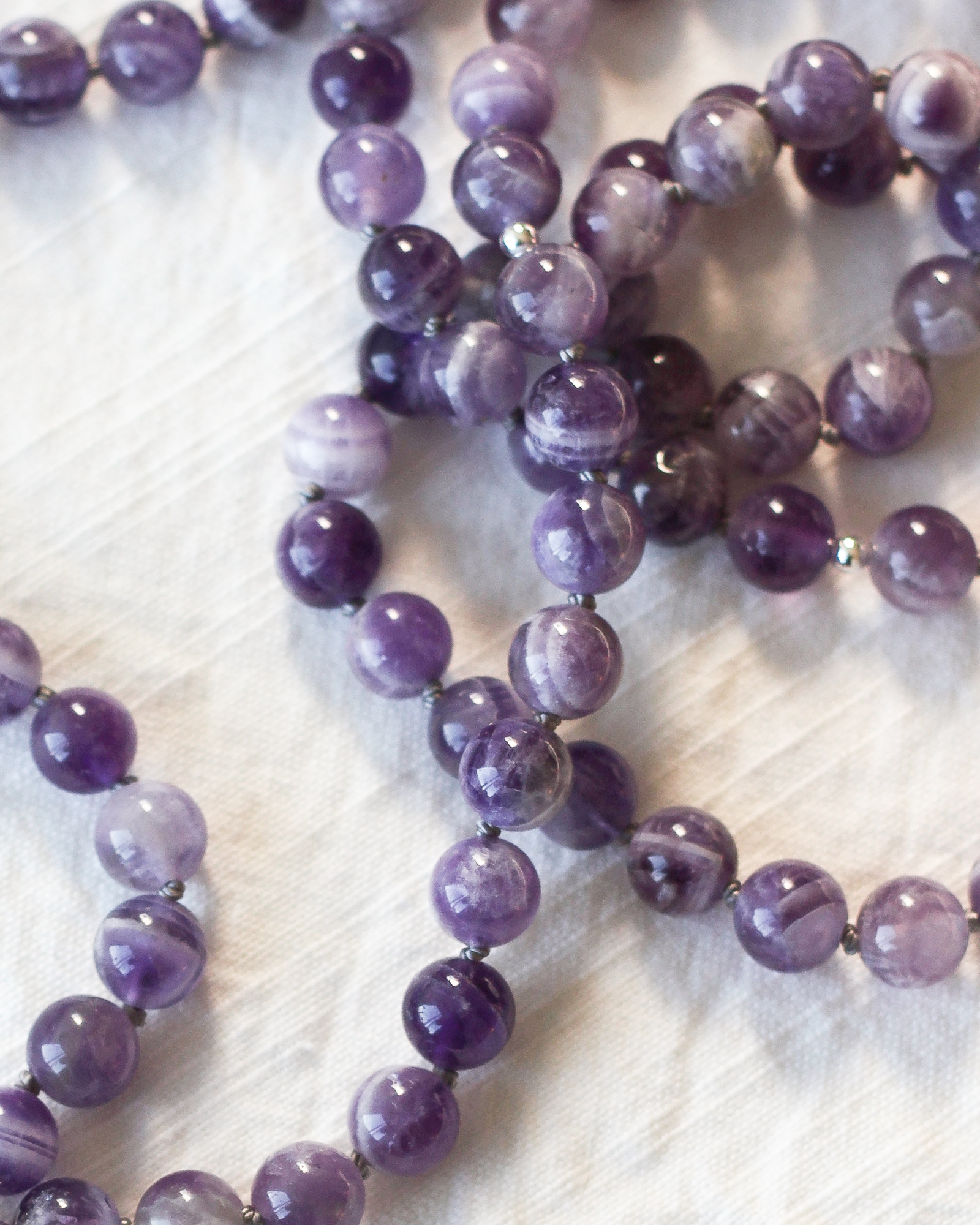 Amethyst beads