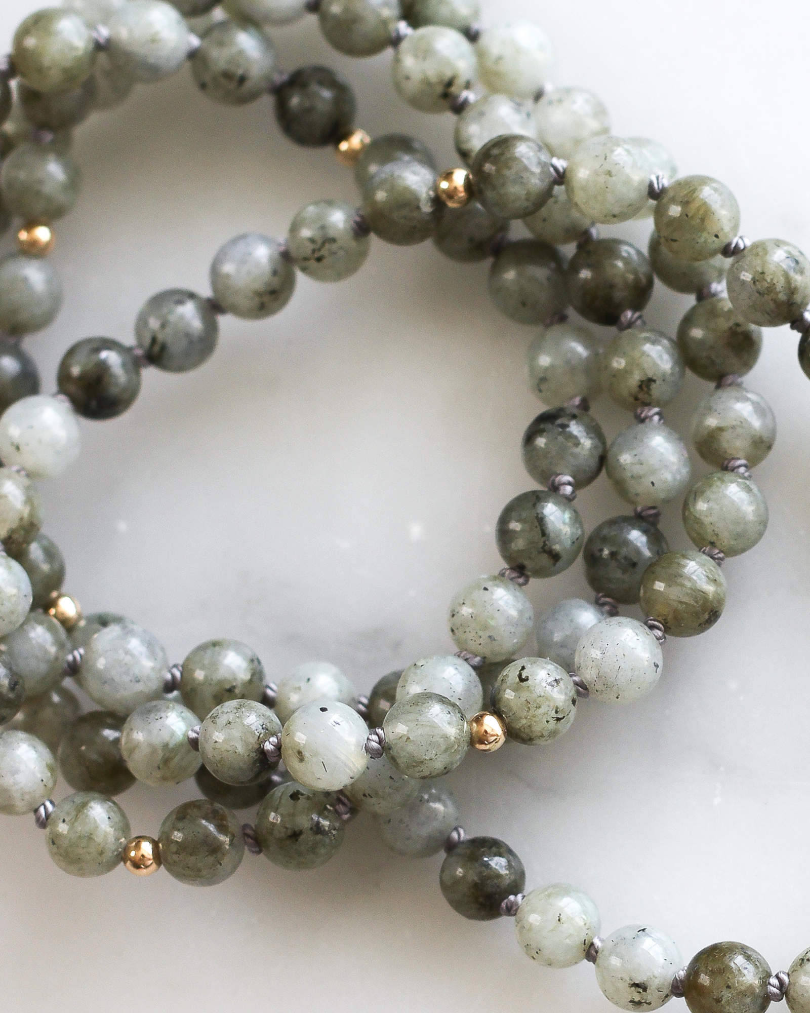 Labradorite beads