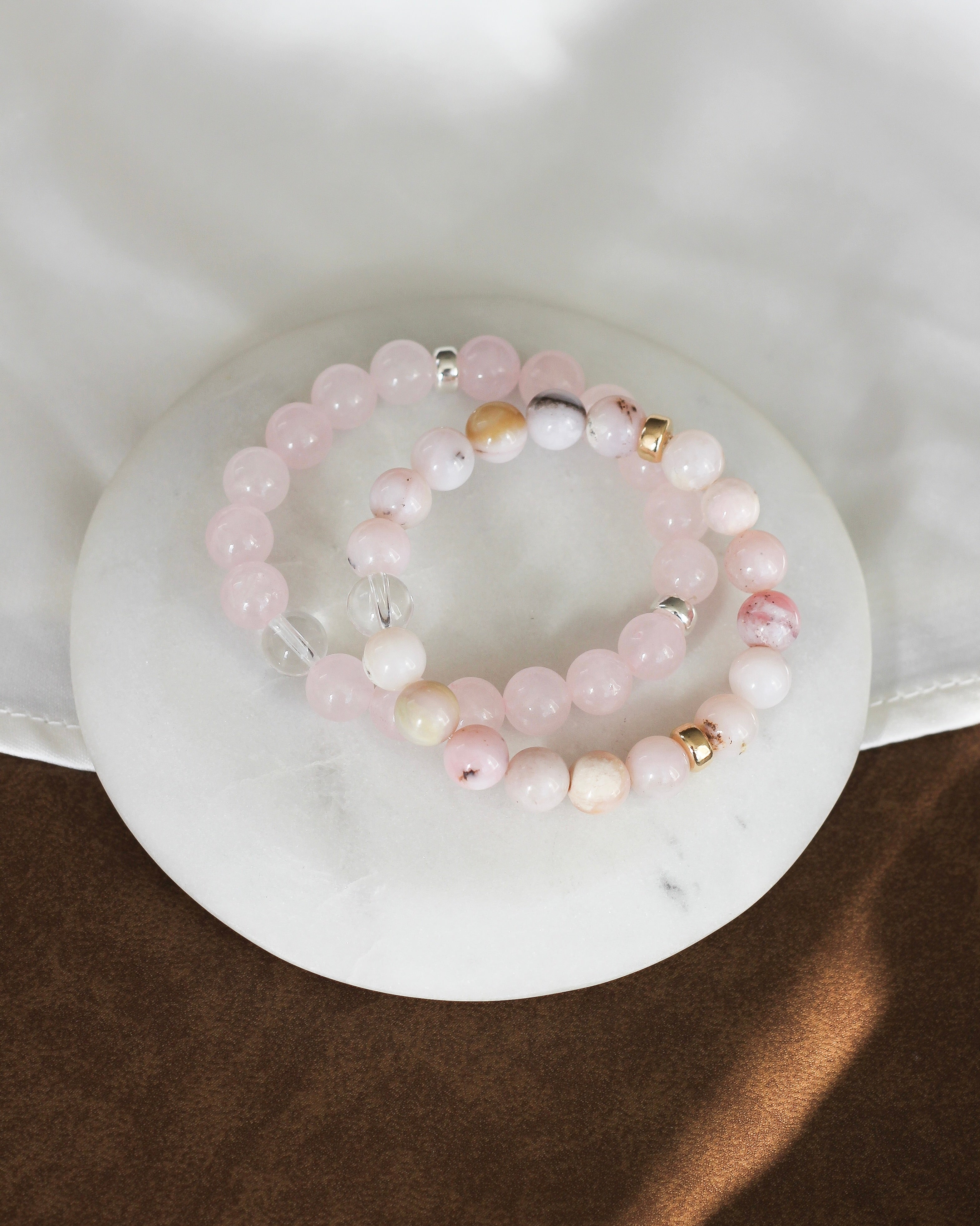 Restore Aura Bracelet | Pink Opal