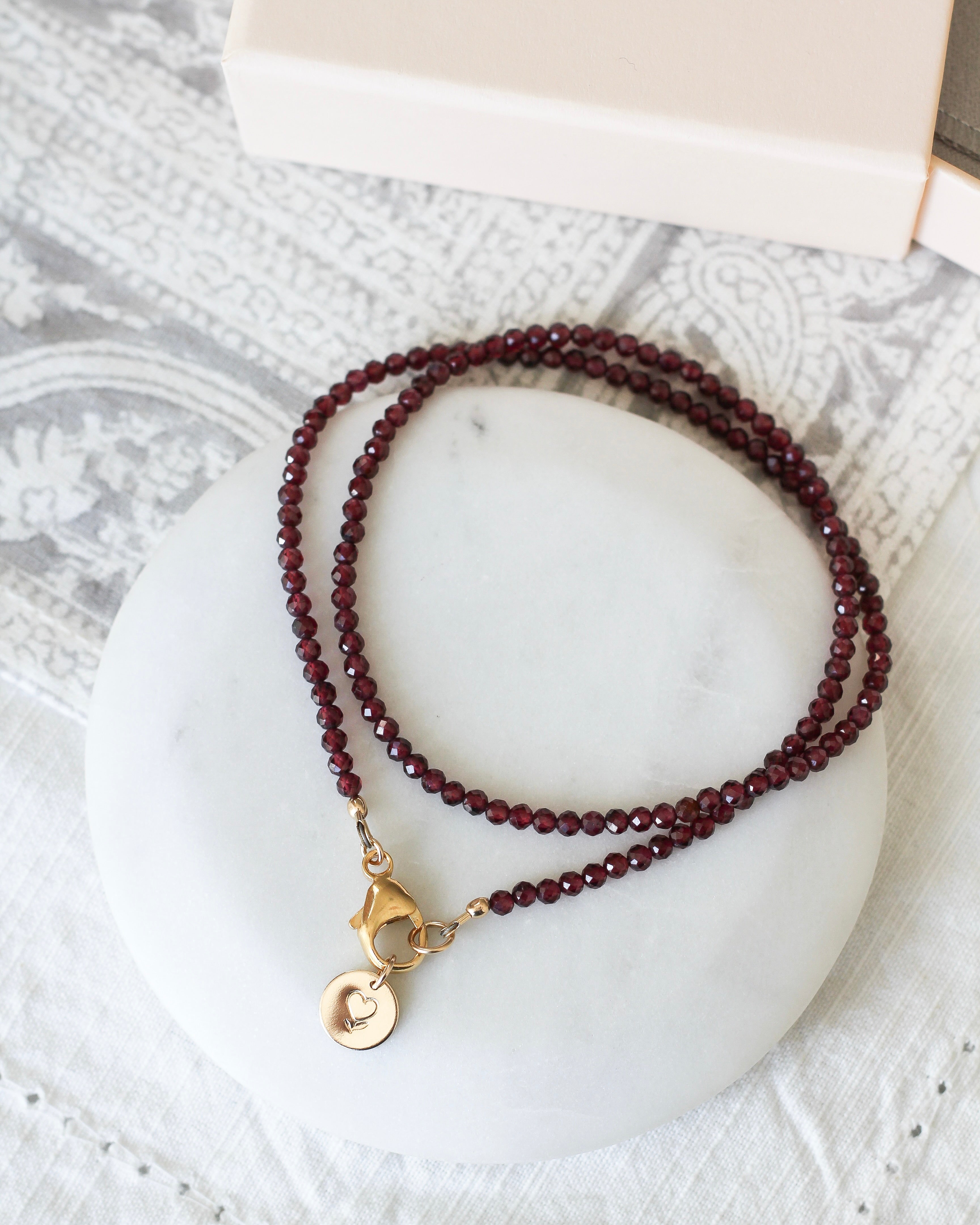 Passion Intention Necklace | Garnet