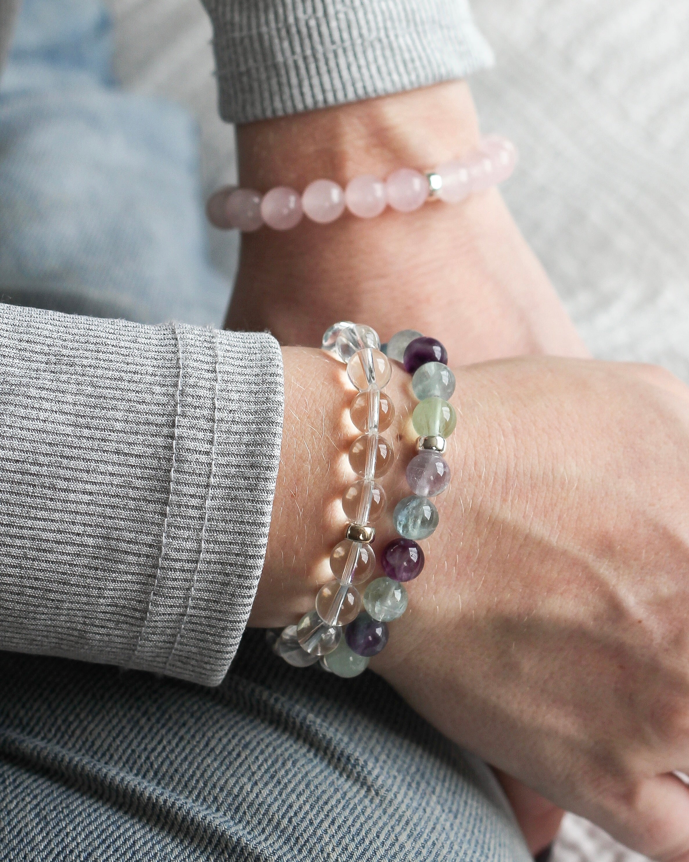 Heal Aura Bracelet | Clear Quartz