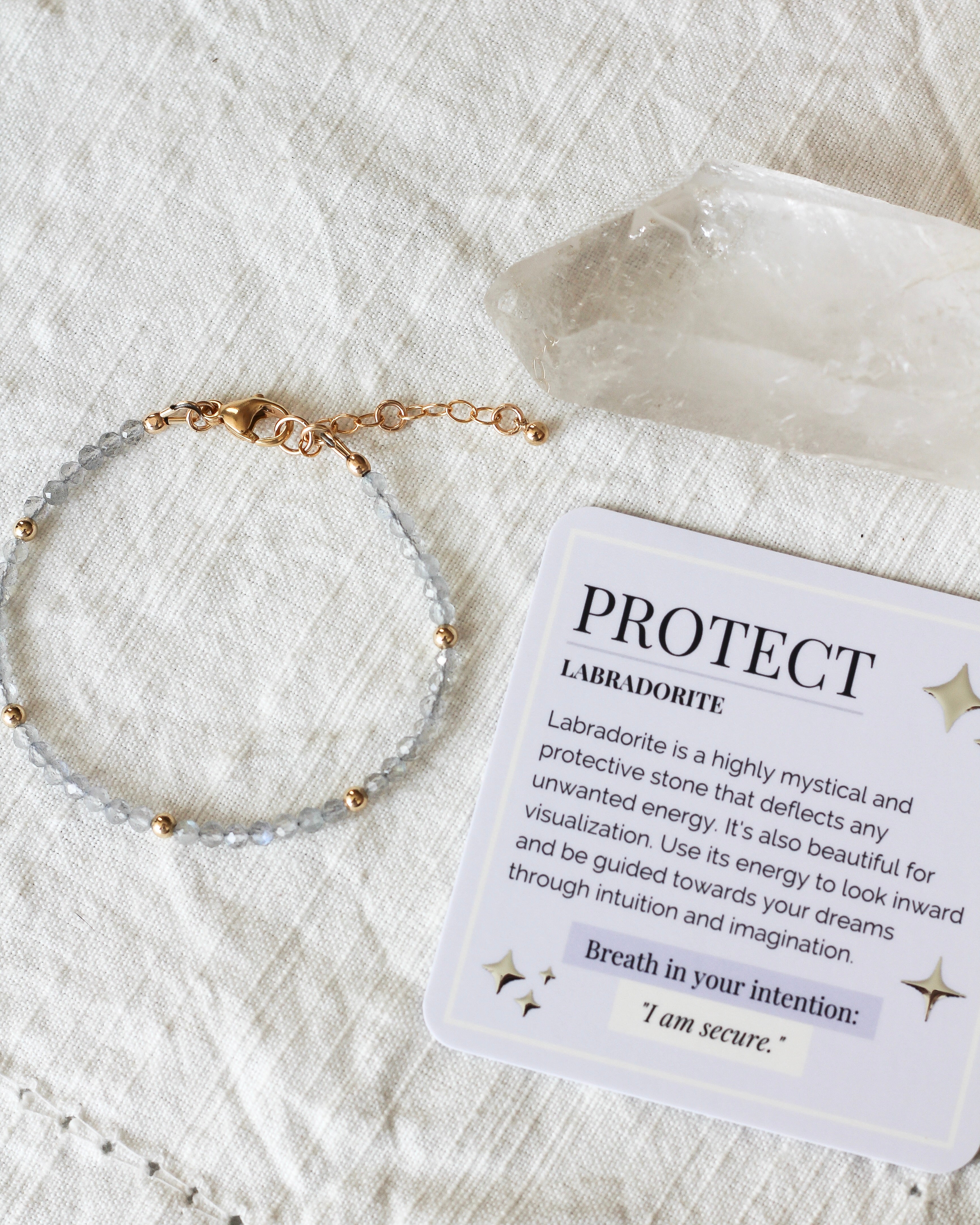 Protect Intention Bracelet | Labradorite