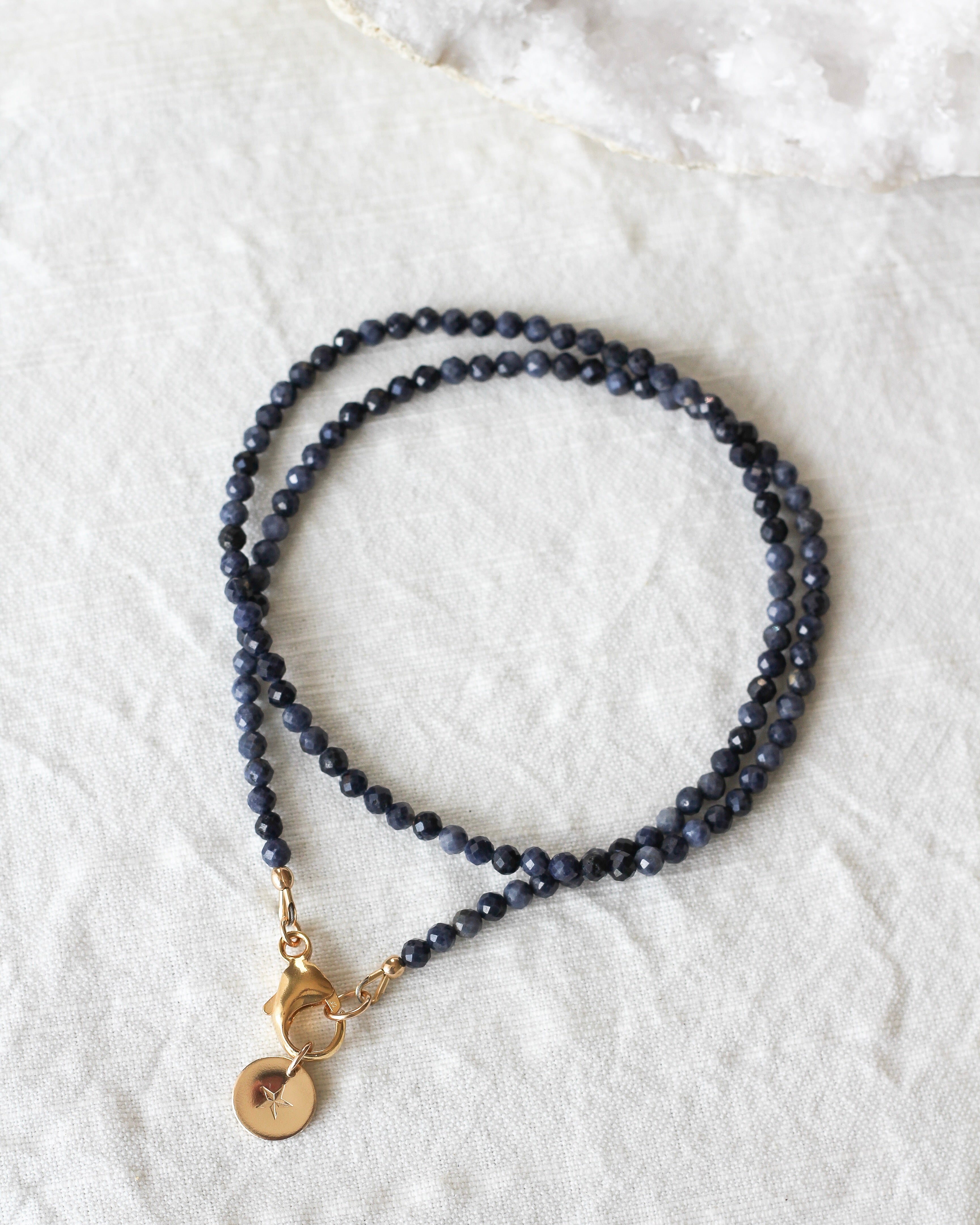 Intuition Intention Necklace | Sapphire