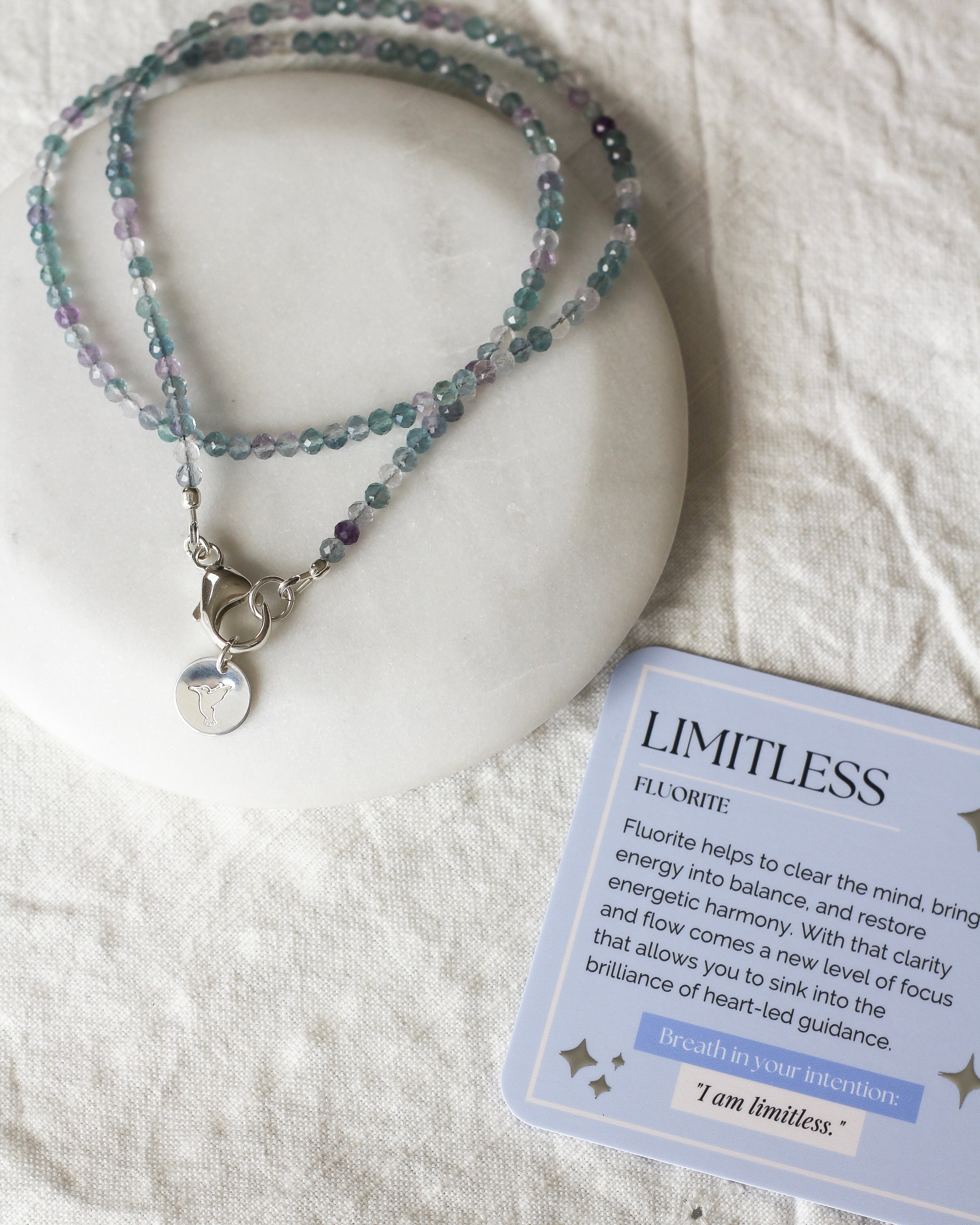 Limitless Intention Necklace | Fluorite