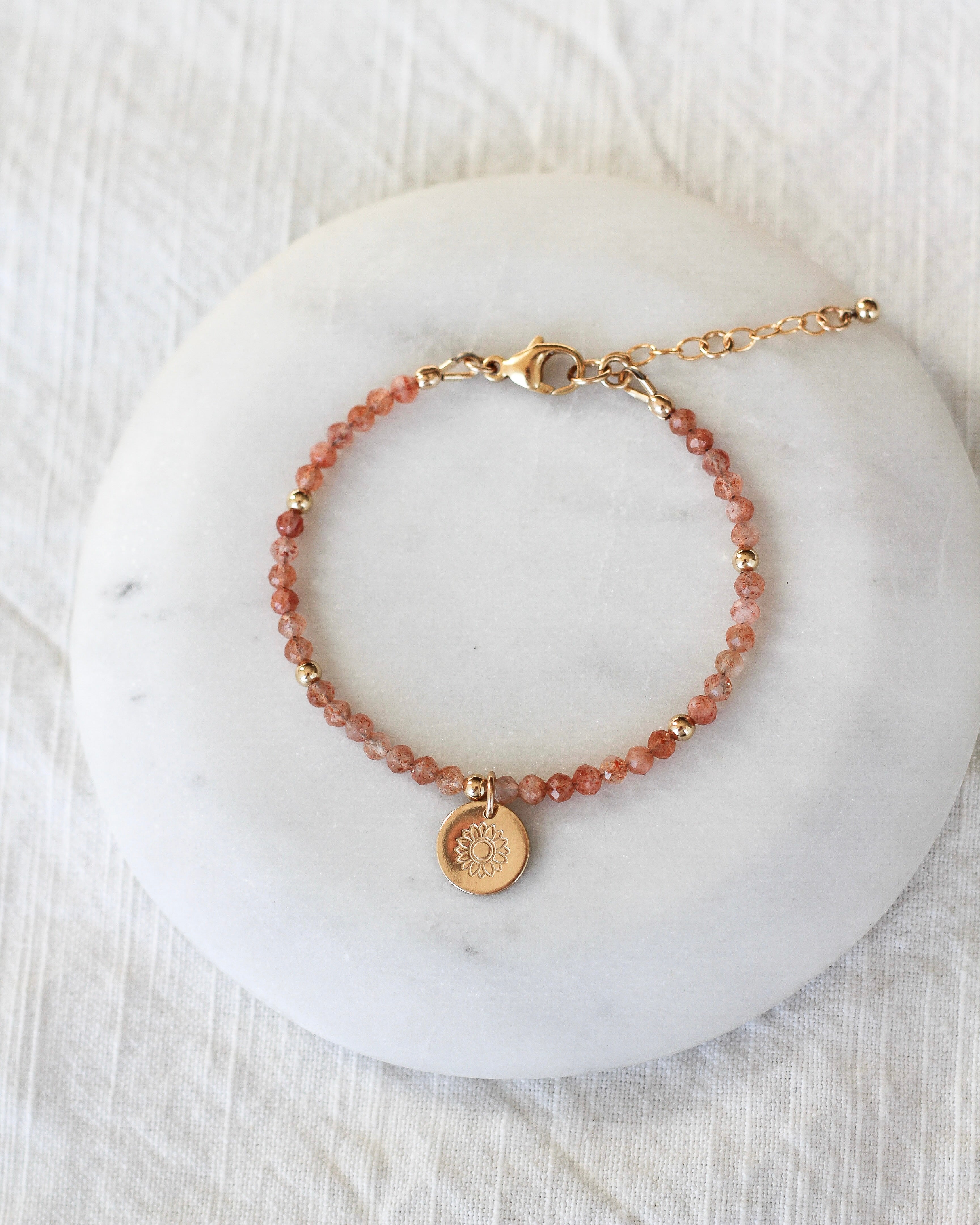 Warmth Intention Bracelet | Sunstone