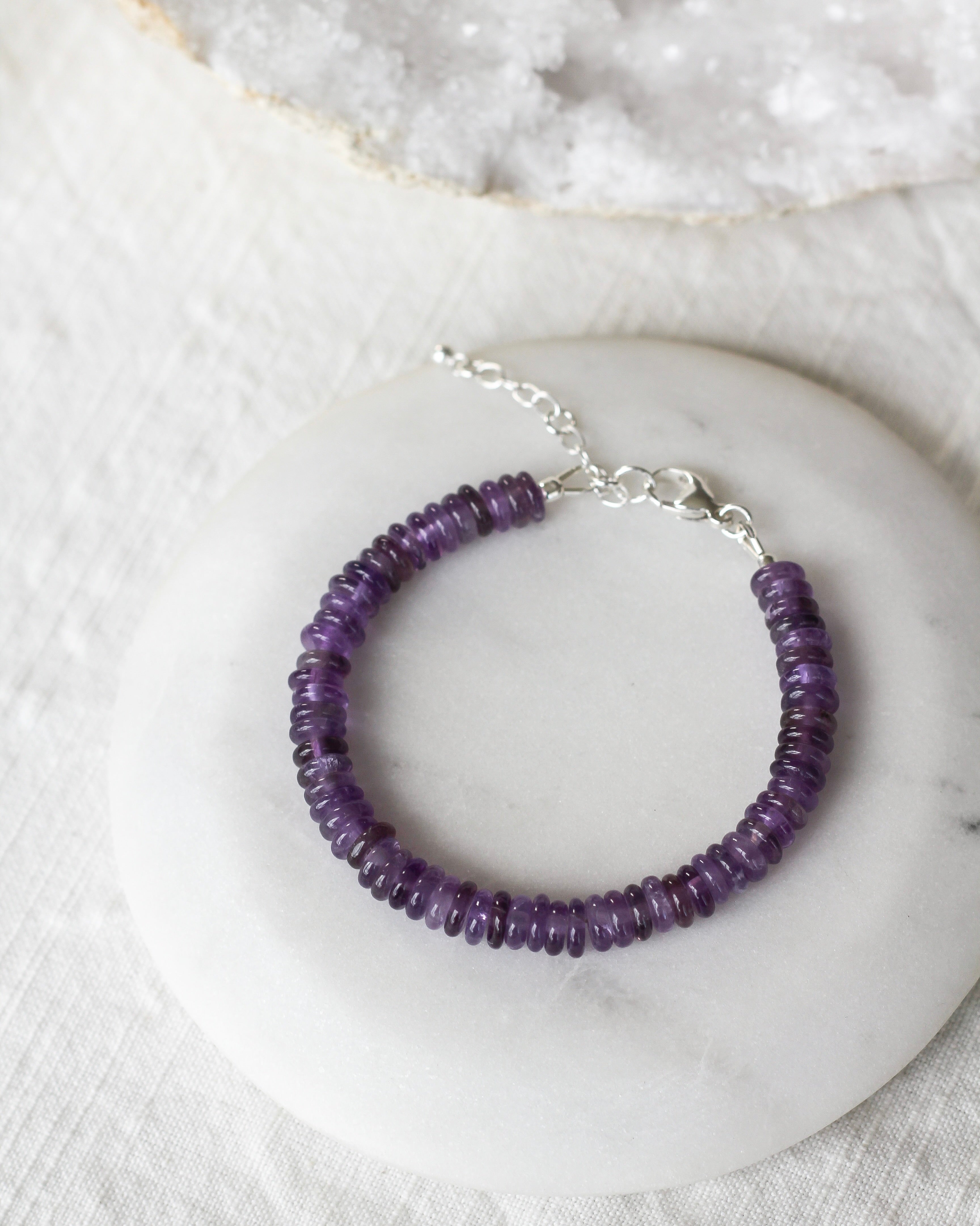 Peace Gemmy Bracelet | Amethyst