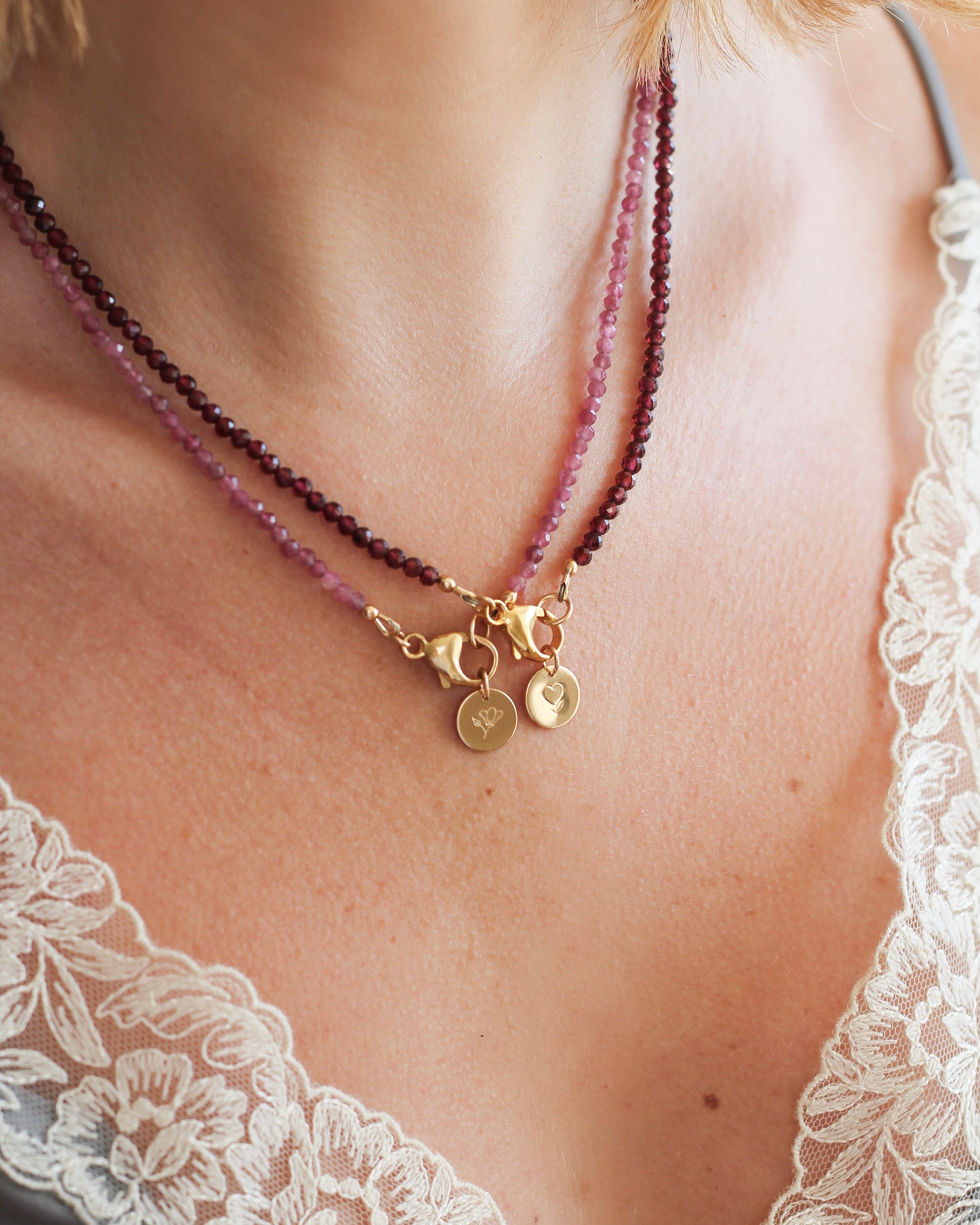 Passion Intention Necklace | Garnet