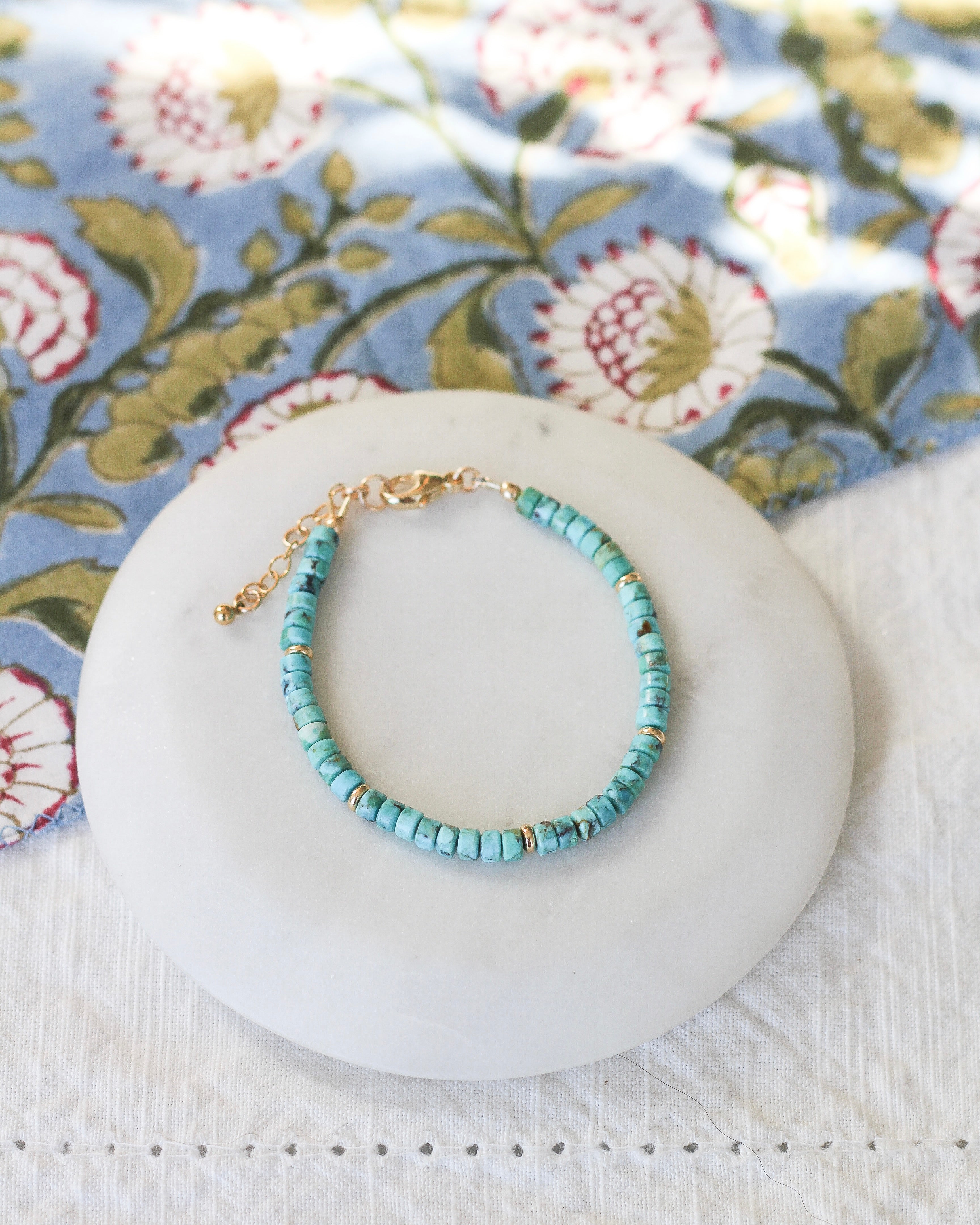 Serenity Heishi Bracelet | Turquoise