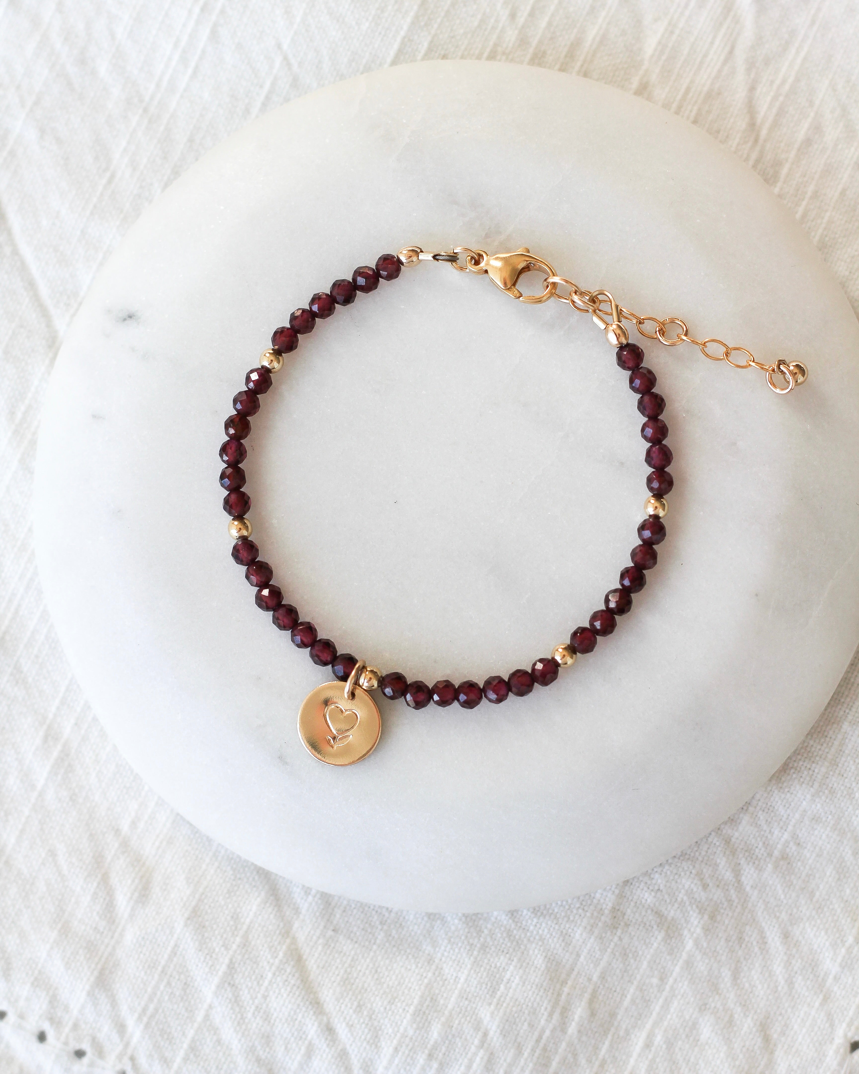 Passion Intention Bracelet | Garnet