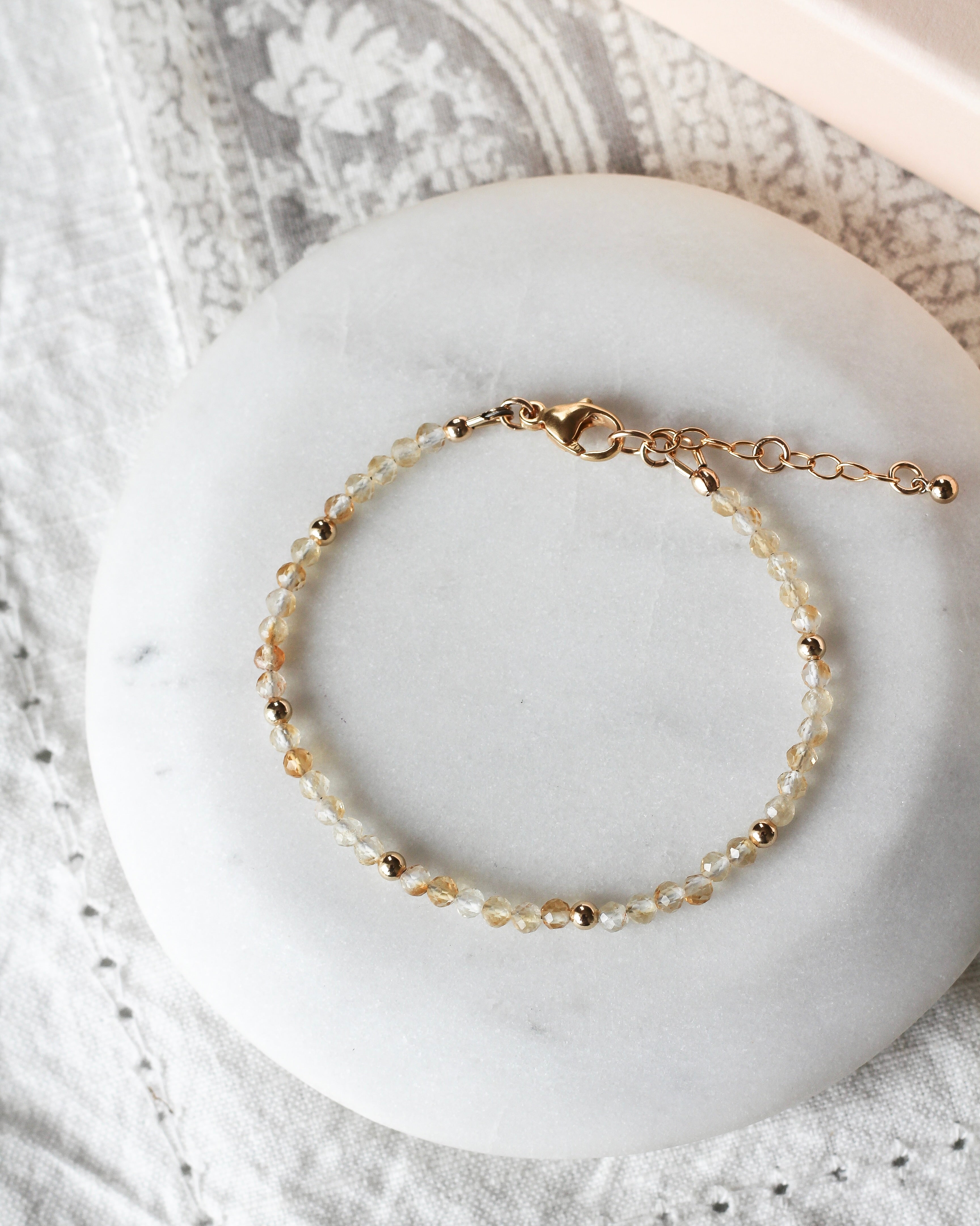 Abundance Intention Bracelet | Citrine