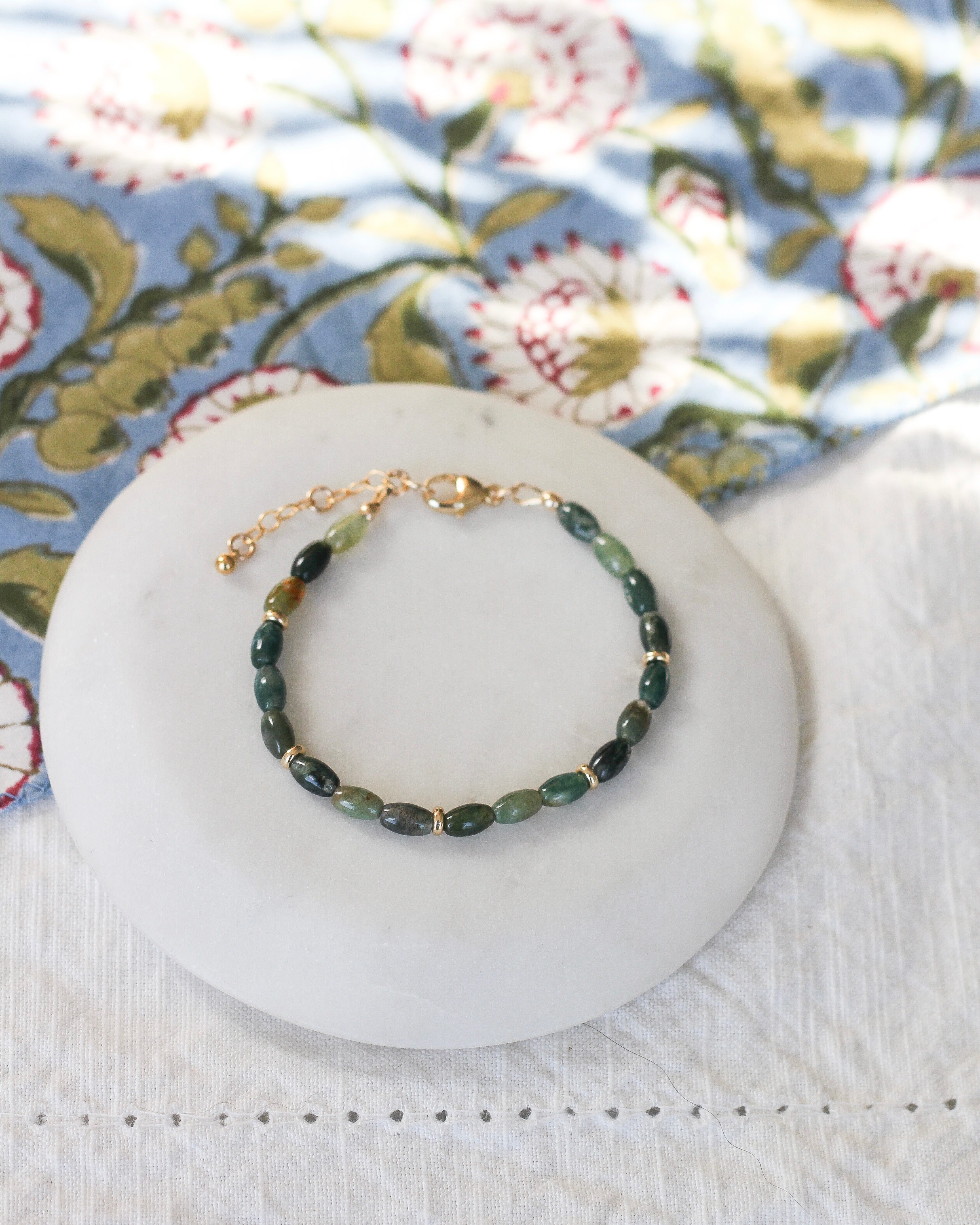 Haven Barrel Bracelet | Indian Agate