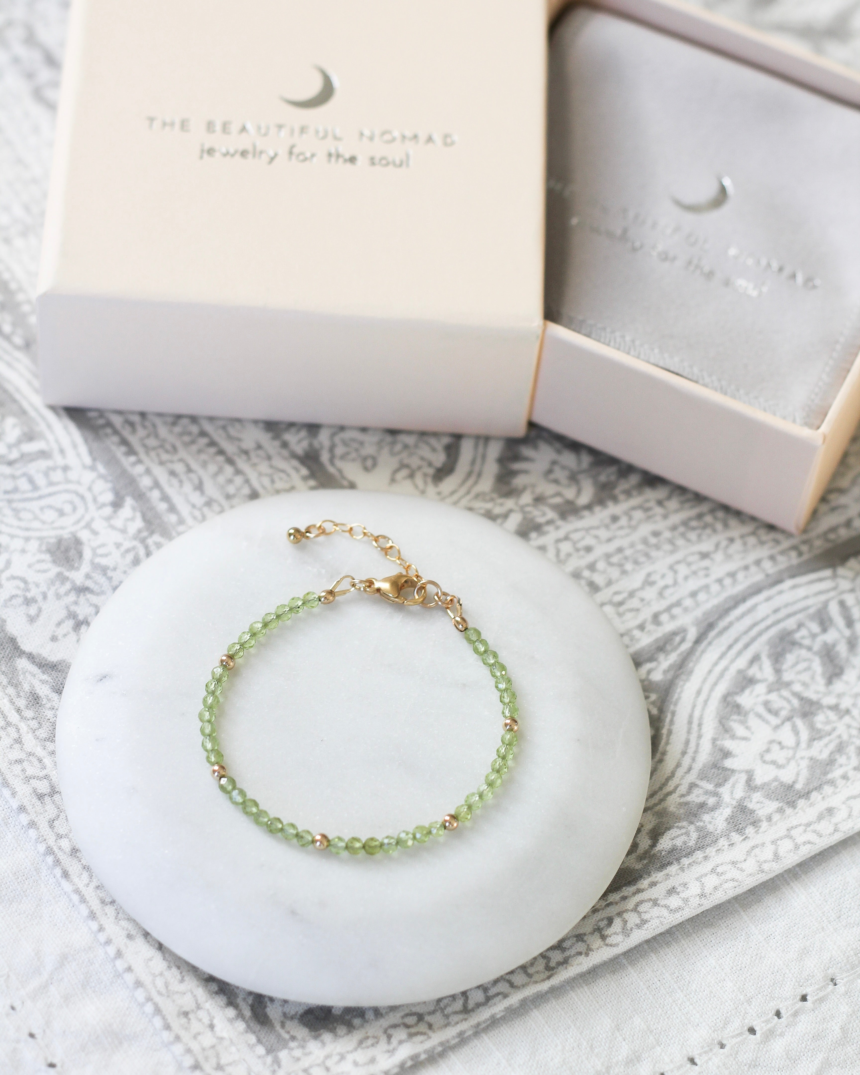 Balance Intention Bracelet | Peridot