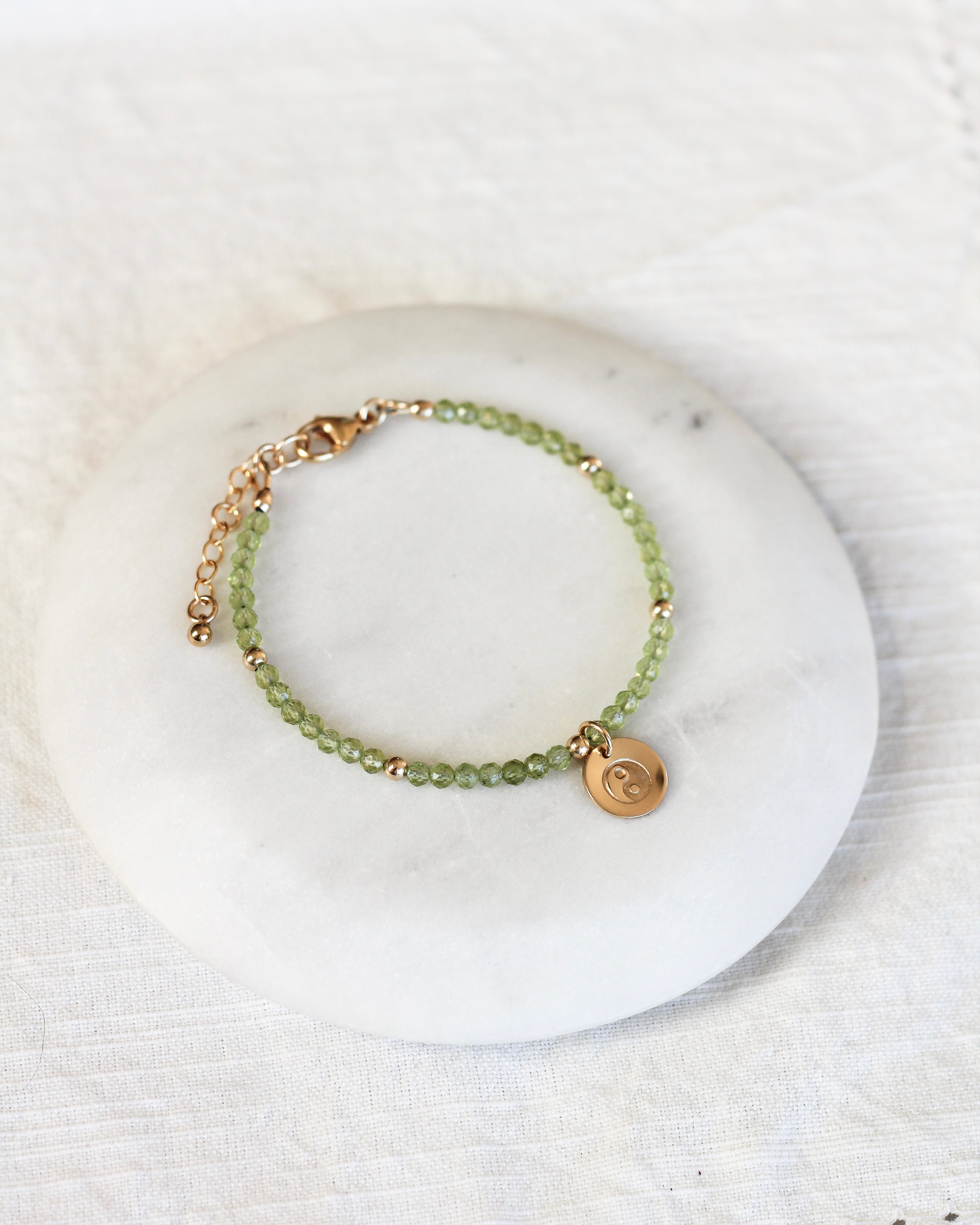 Balance Intention Bracelet | Peridot