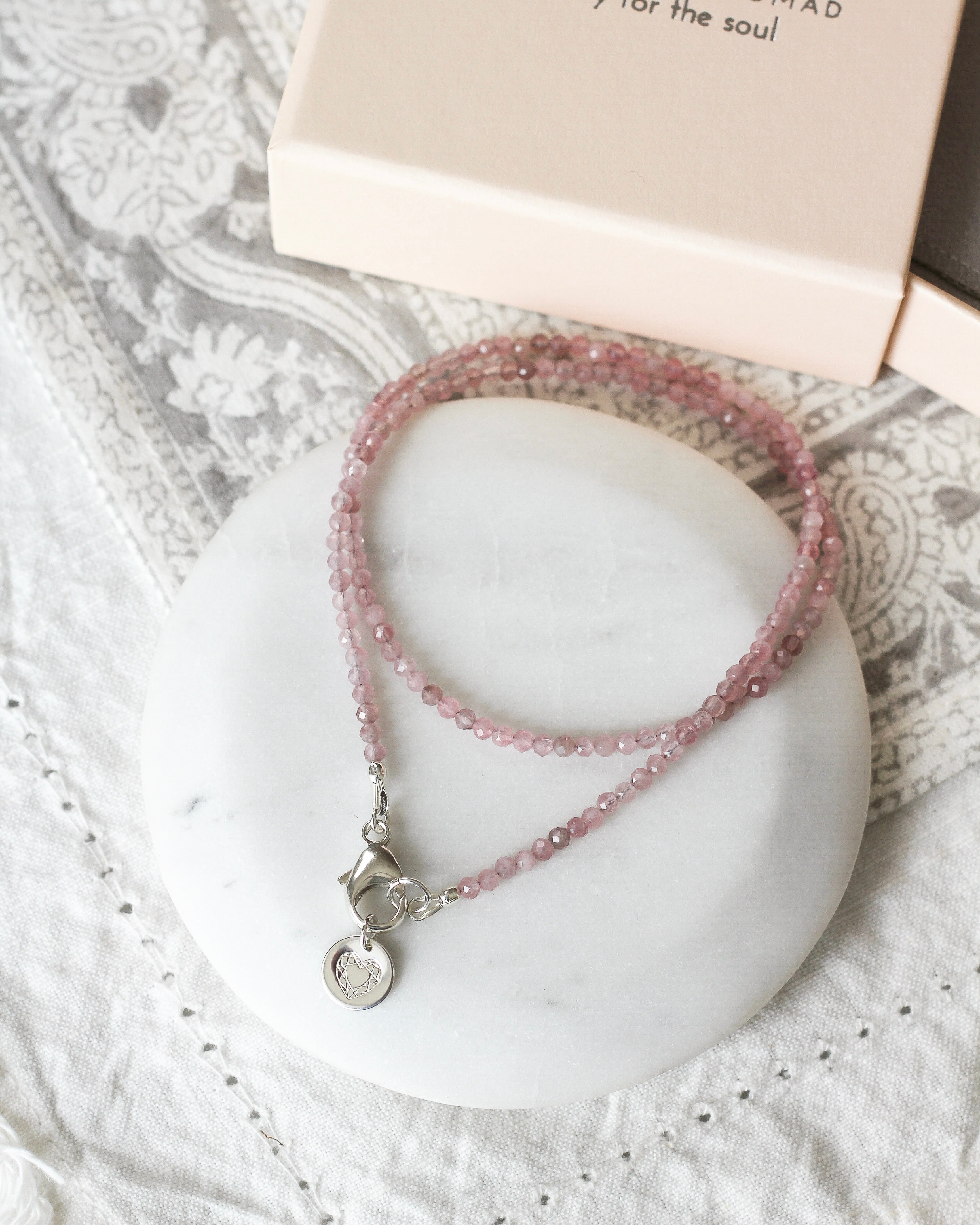 Love Intention Necklace | Rose Quartz