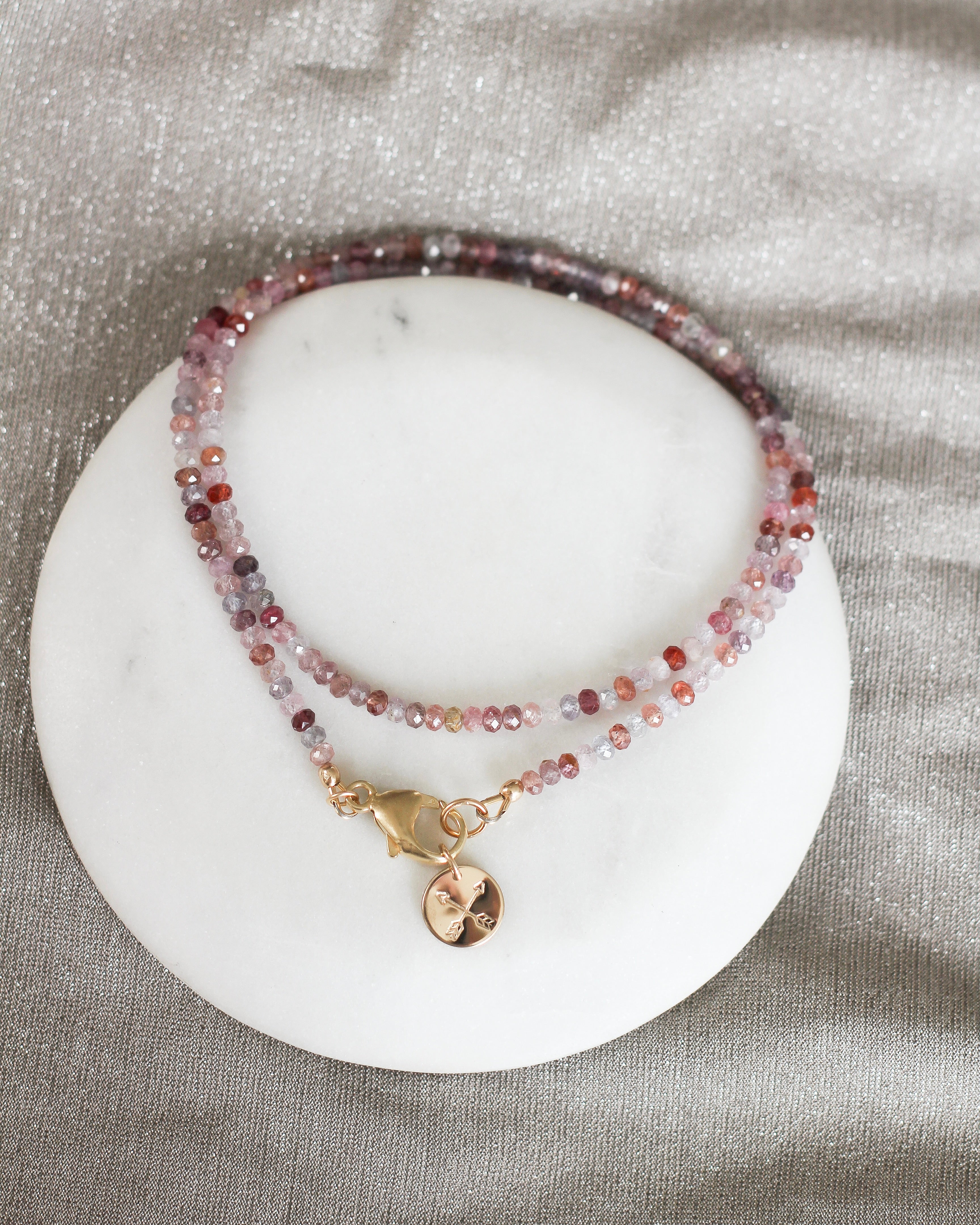 Courage Intention Necklace | Spinel