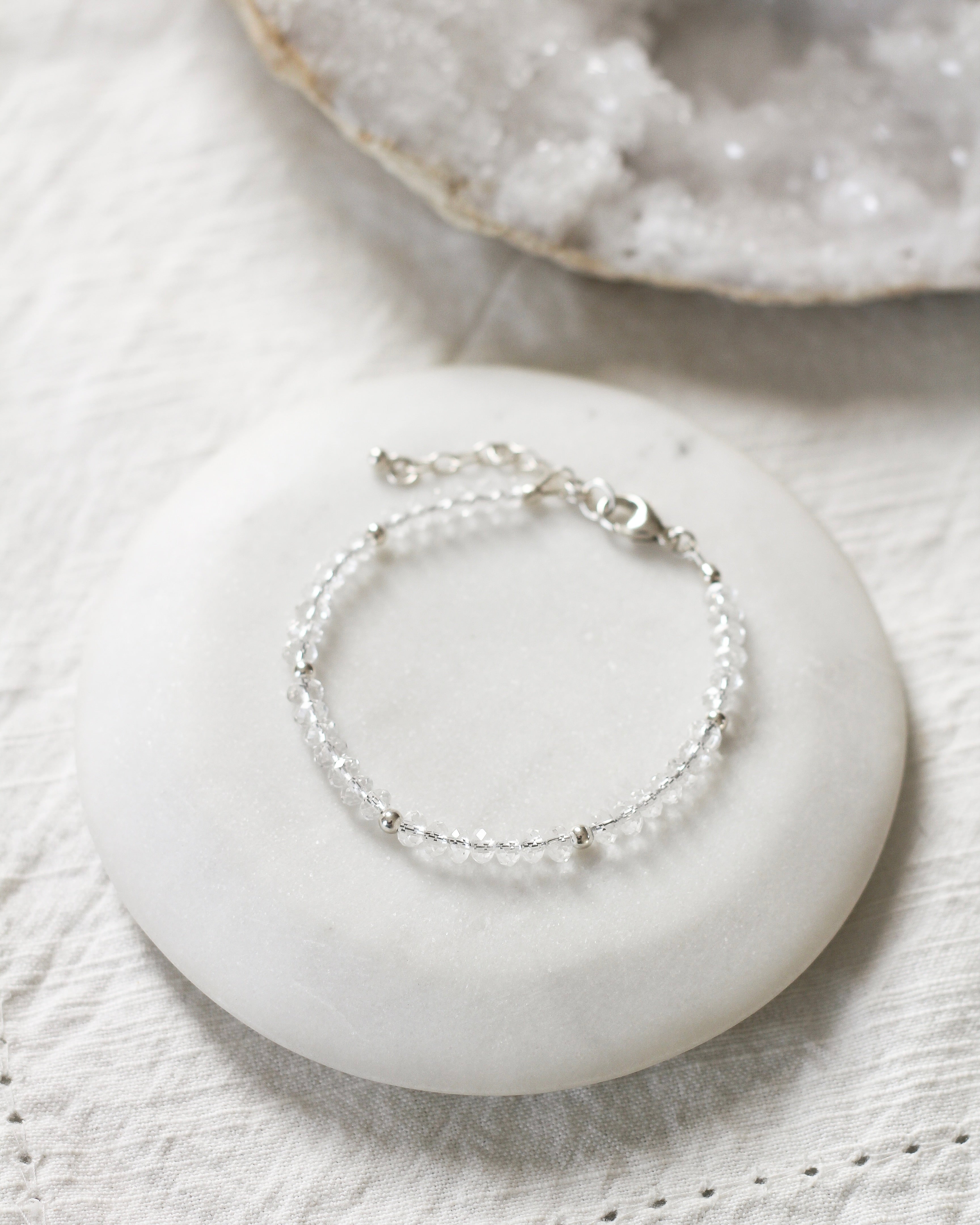 Heal Intention Bracelet | Clear Quartz