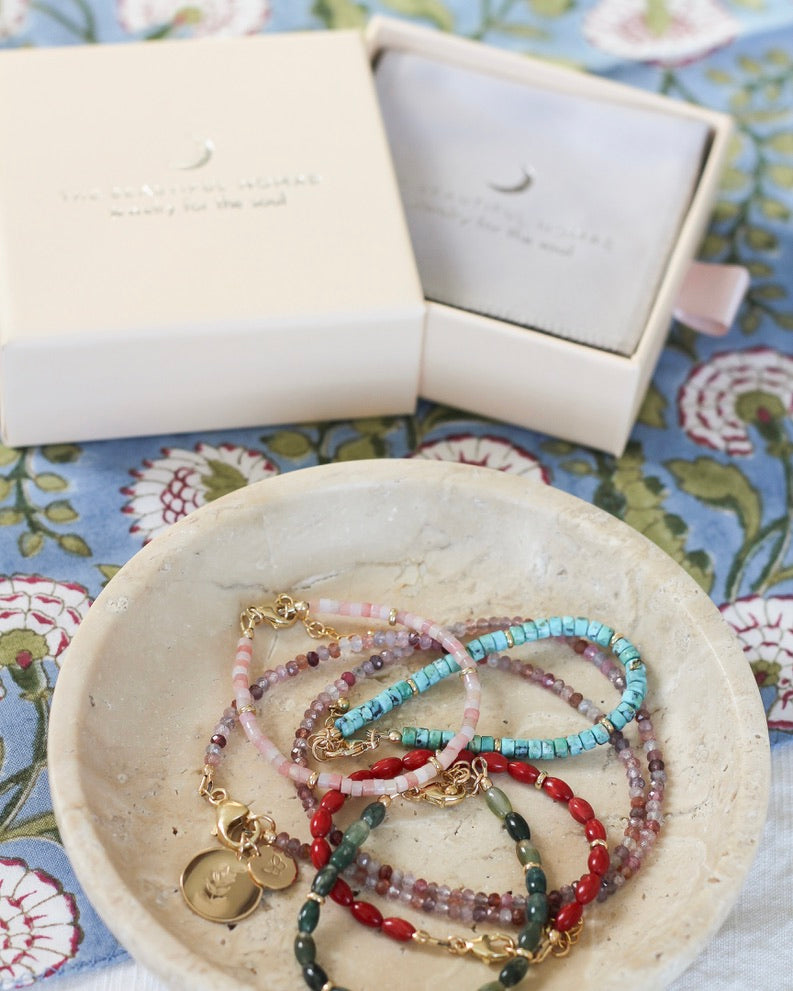 Haven Barrel Bracelet | Indian Agate