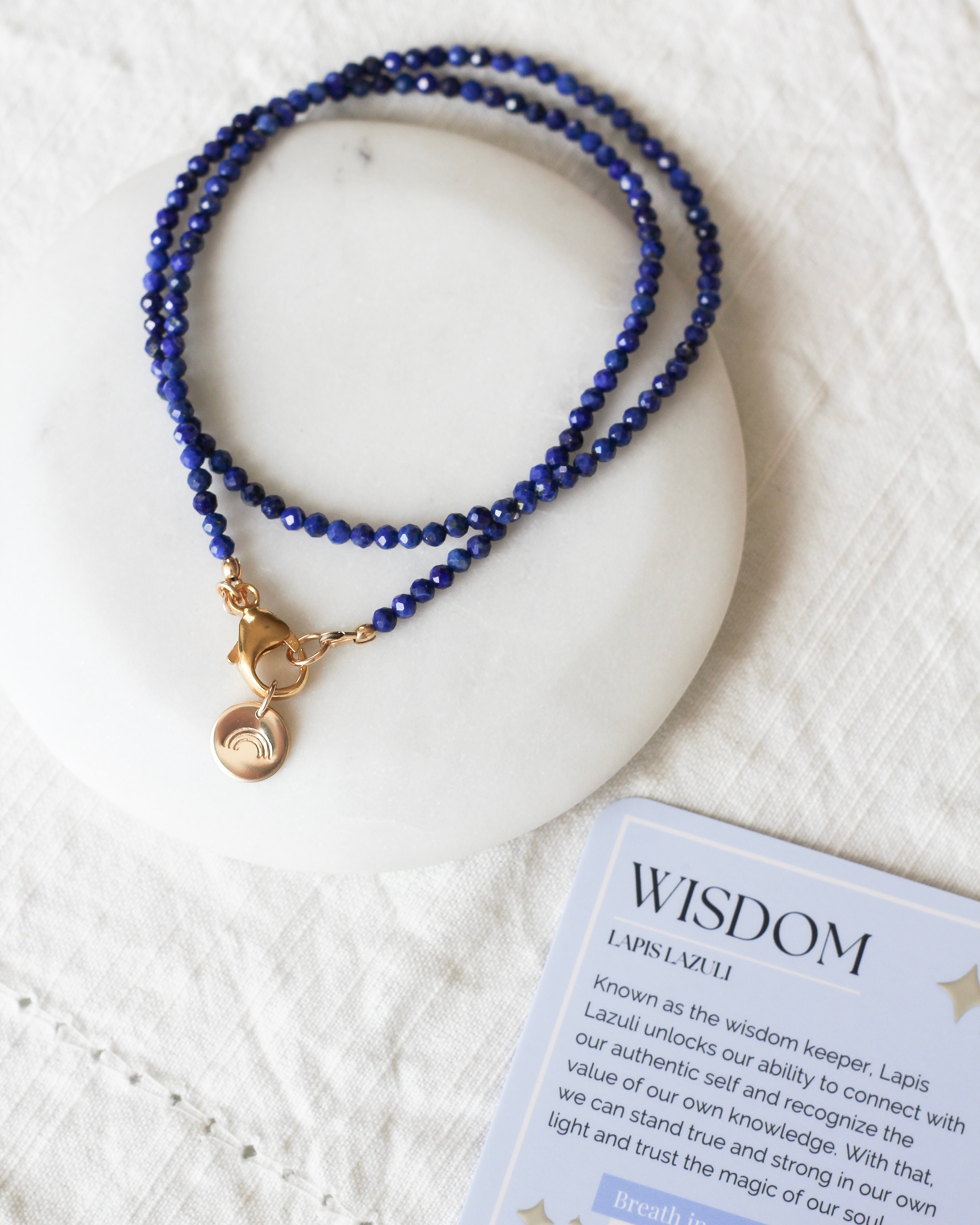 Wisdom Intention Necklace | Lapis Lazuli