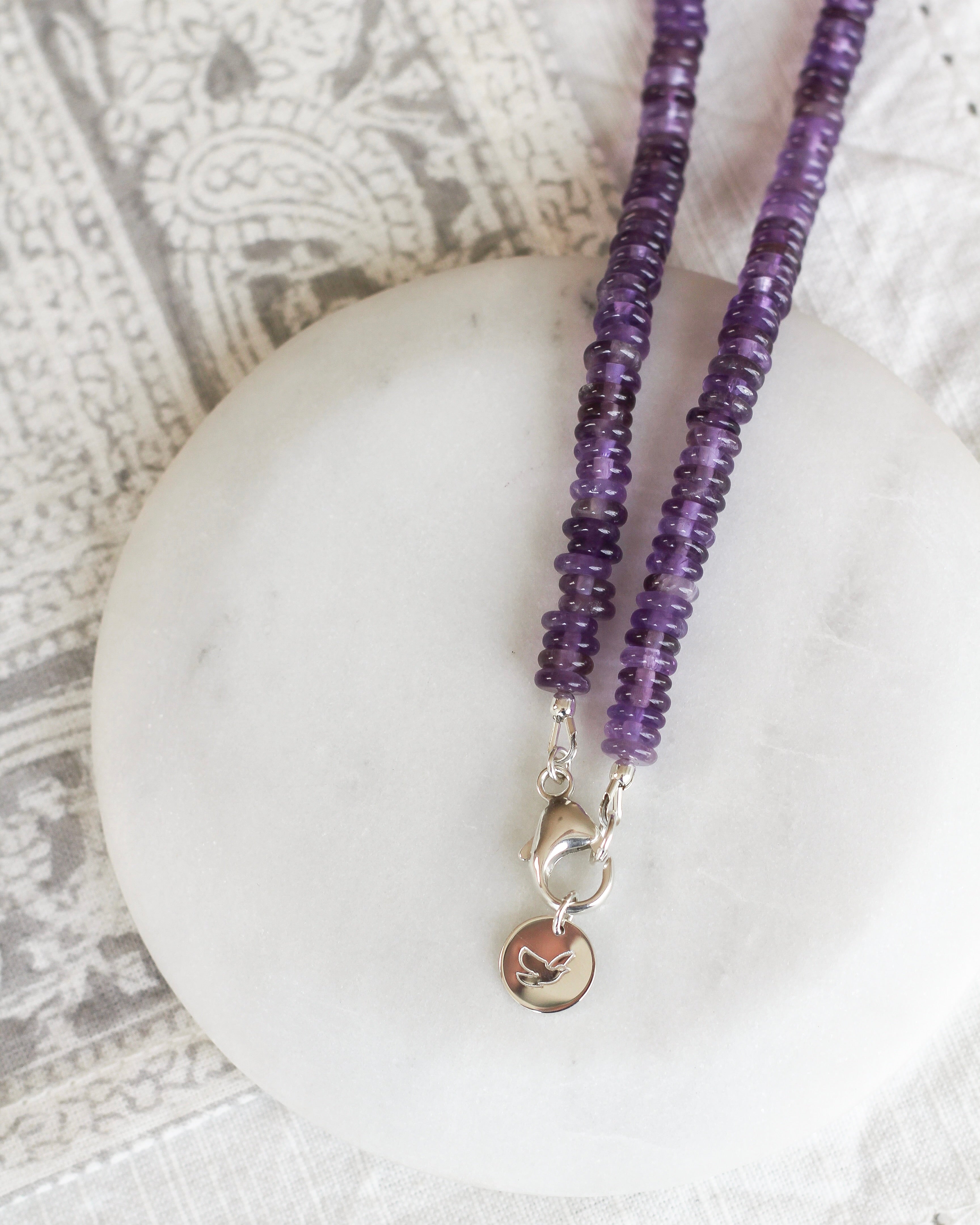 Peace Gemmy Necklace | Amethyst