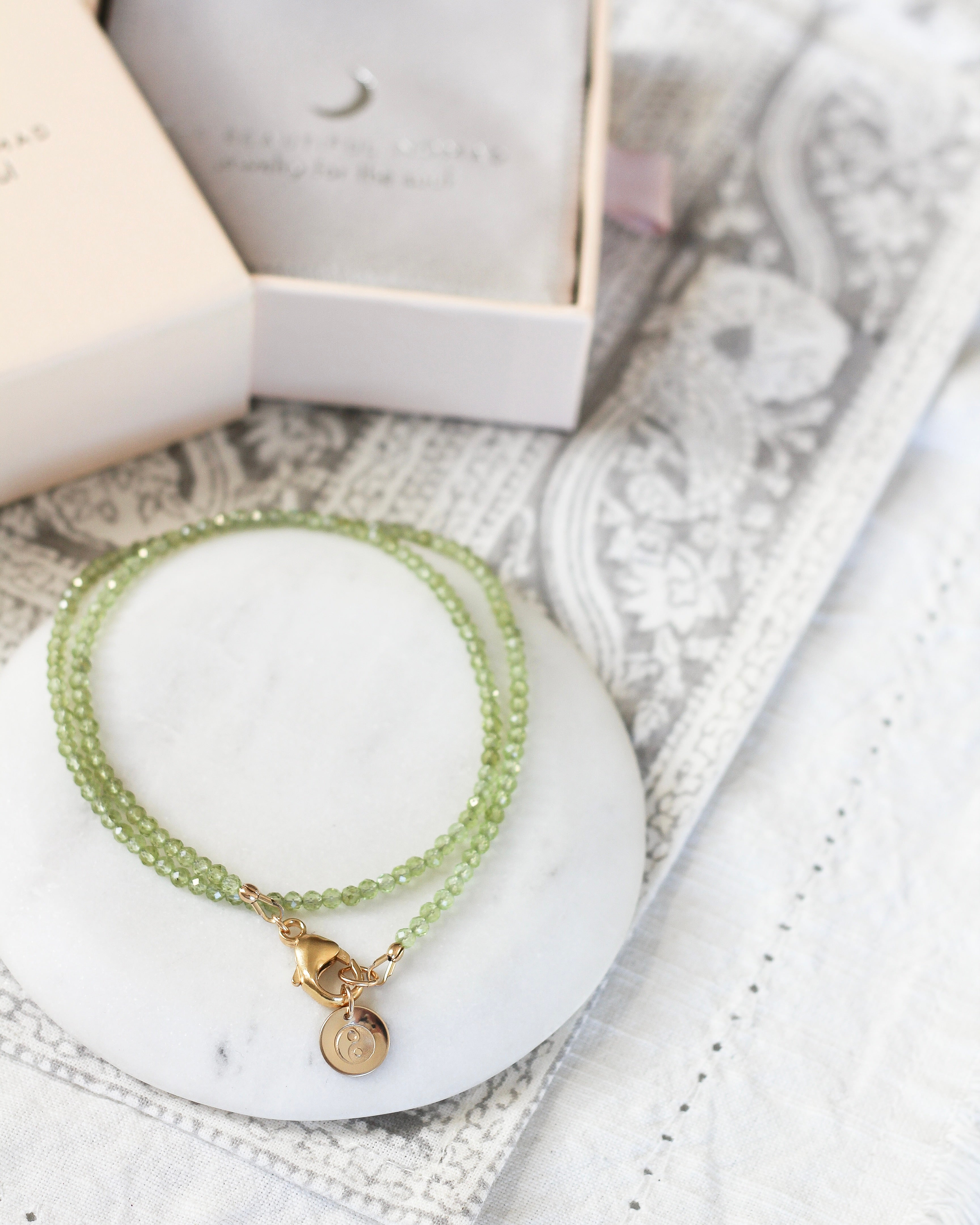 Balance Intention Necklace | Peridot