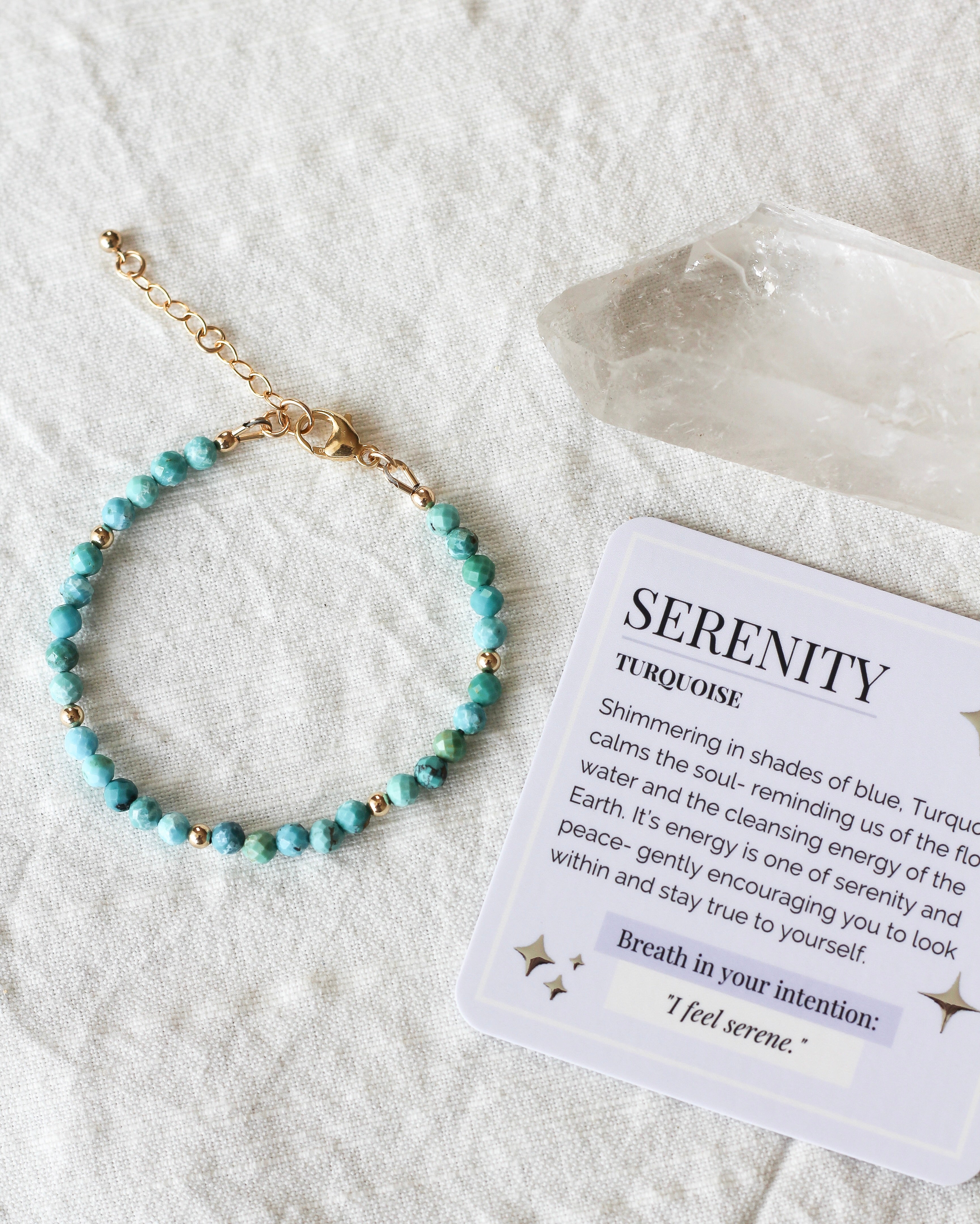 Serenity Intention Bracelet | Turquoise