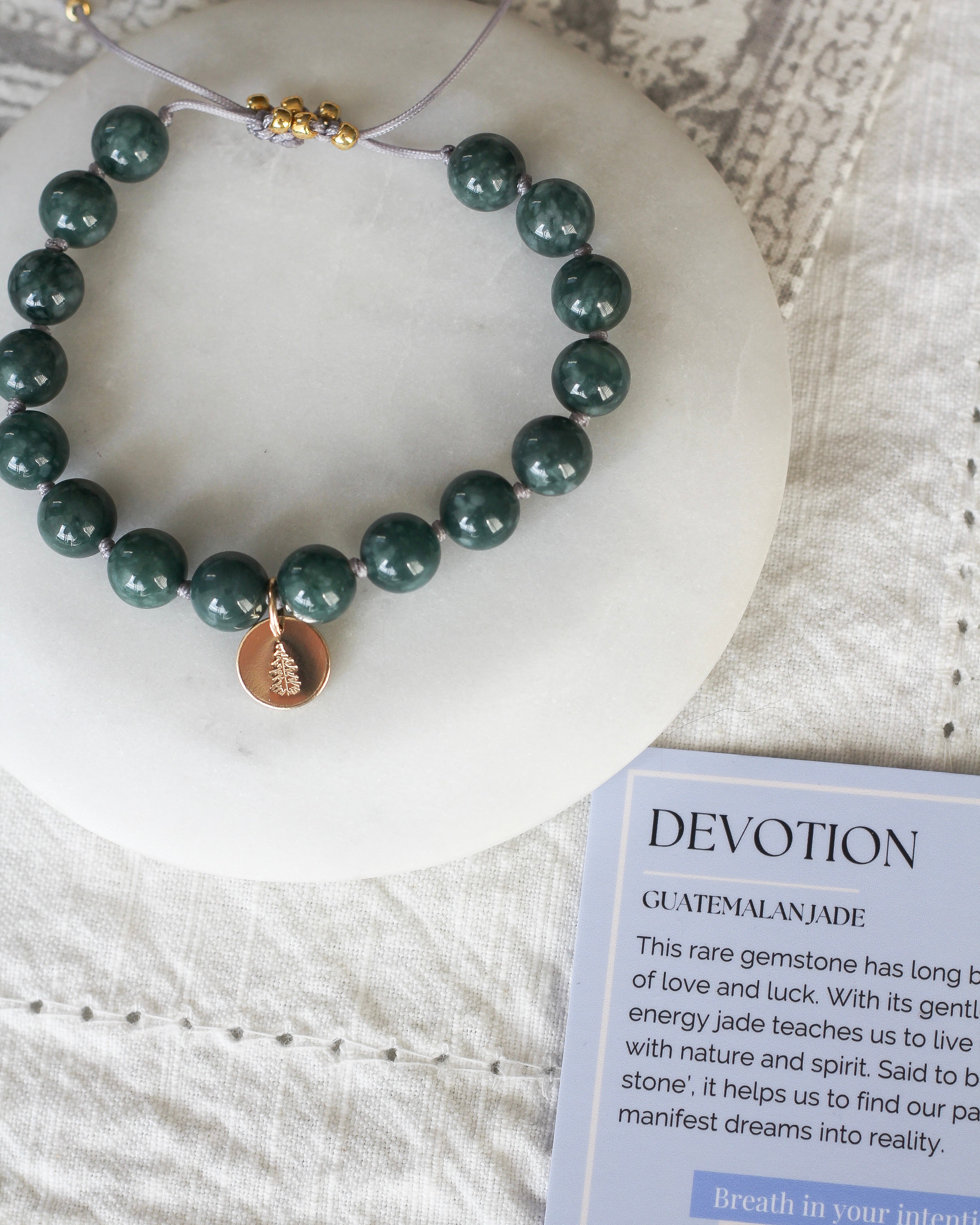 Devotion Mala Bracelet | Guatemalan Jade